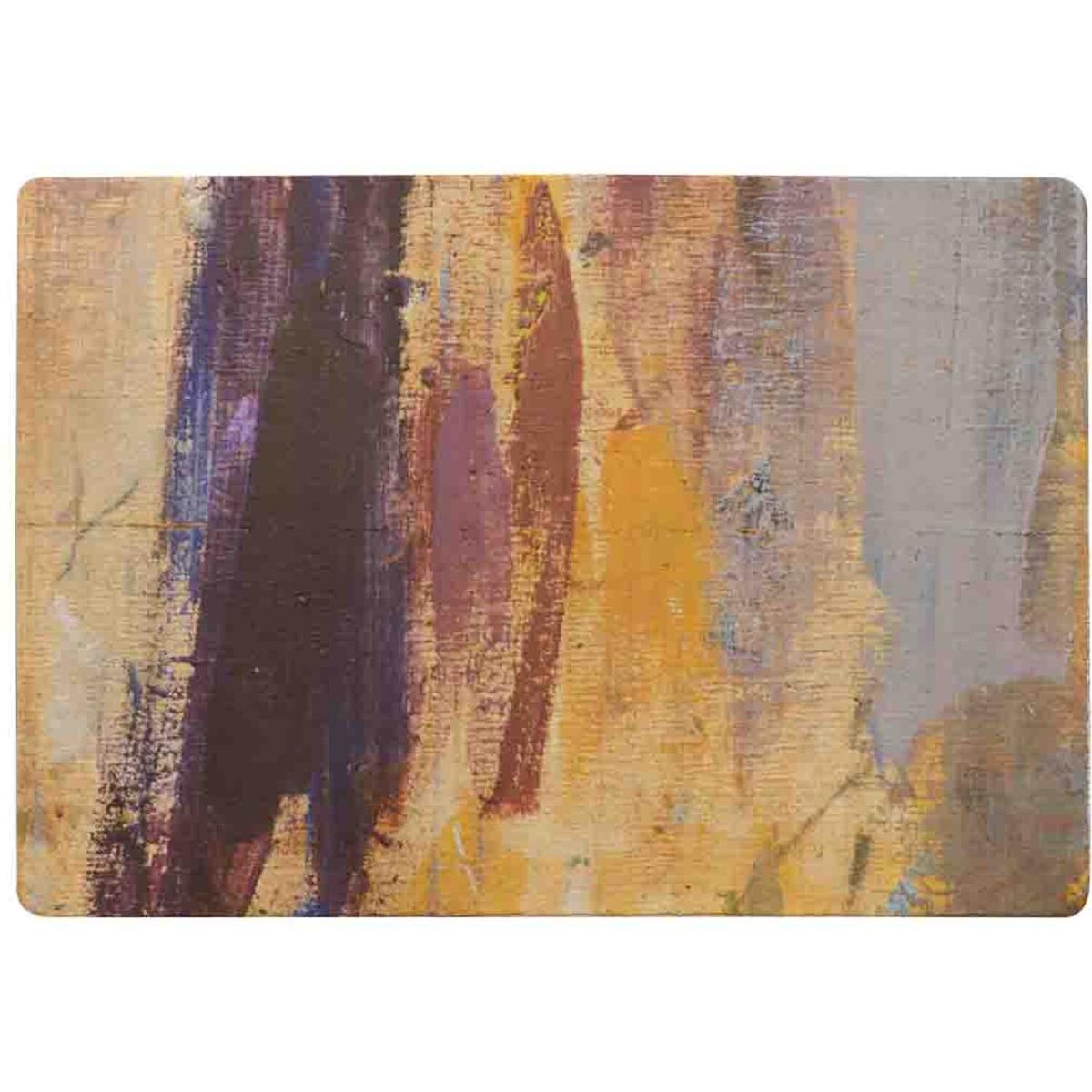 Abstract Grunged Paint Rug - Orange / 230cm – image 2