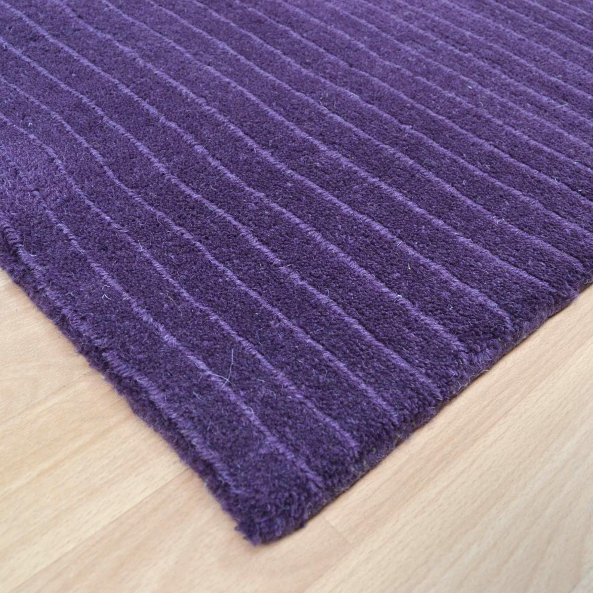 Pinstripe Rugs EN05 in Purple – image 2