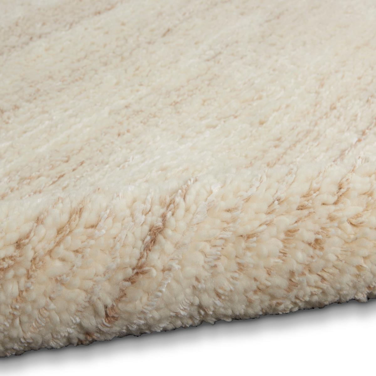 Calvin Klein Agadir Stripe Designer Wool Rugs CK930 in Beige – image 2