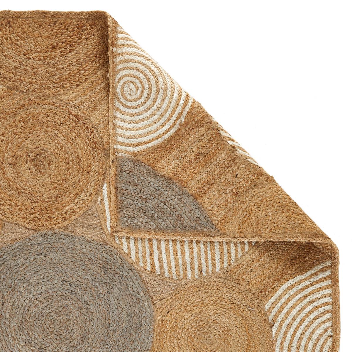 Naturals Circles Jute & Cotton Flatweave Rug 160x230cm – image 4
