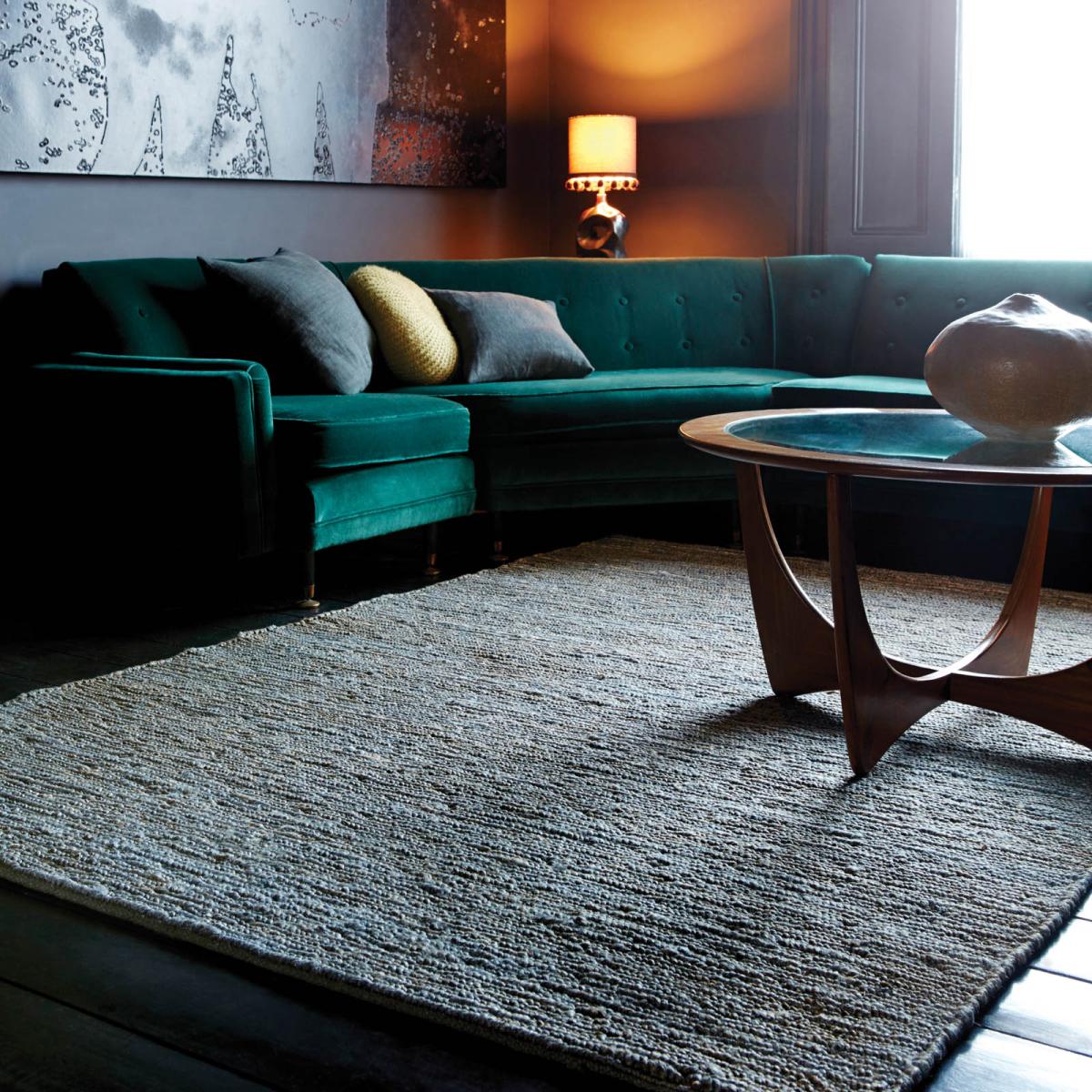 Jute Soumak Rugs in Silver – image 1
