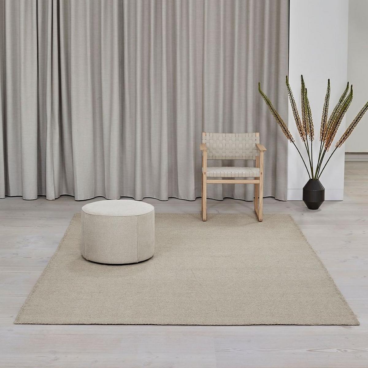 Escape Kelim Stitch Rugs in Multi by Light Beige – image 1
