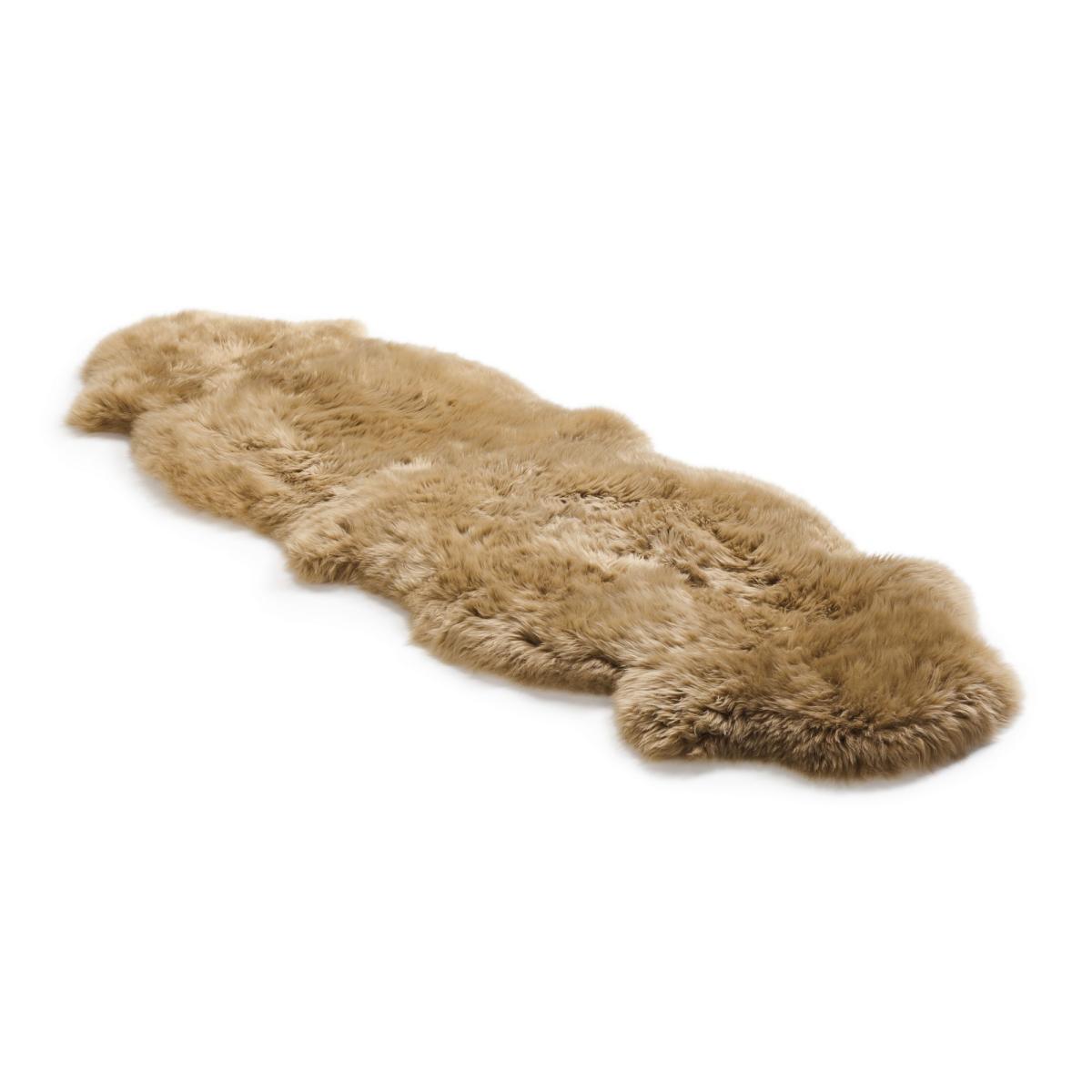 Long Wool Sheepskin Rugs in Honey&nbsp;Single – image 2