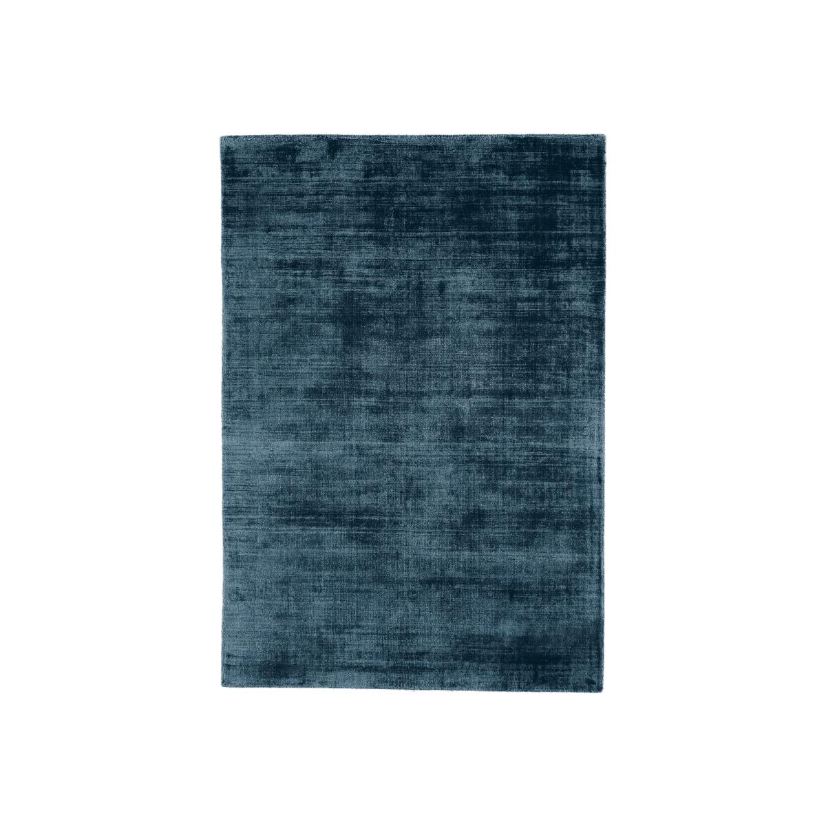 Blade Plain Rugs in Teal Blue - Silky Viscose Pile 160x230cm – image 1