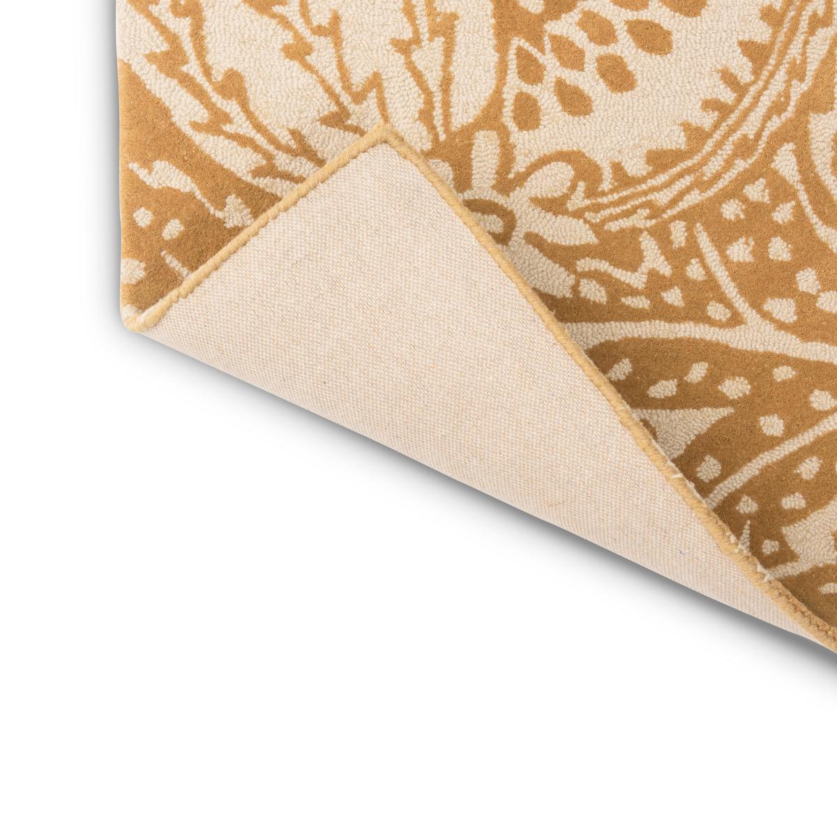 Cantaloupe 145206 Wool Rugs By Sanderson in Ochre Yellow 170x240cm – image 4