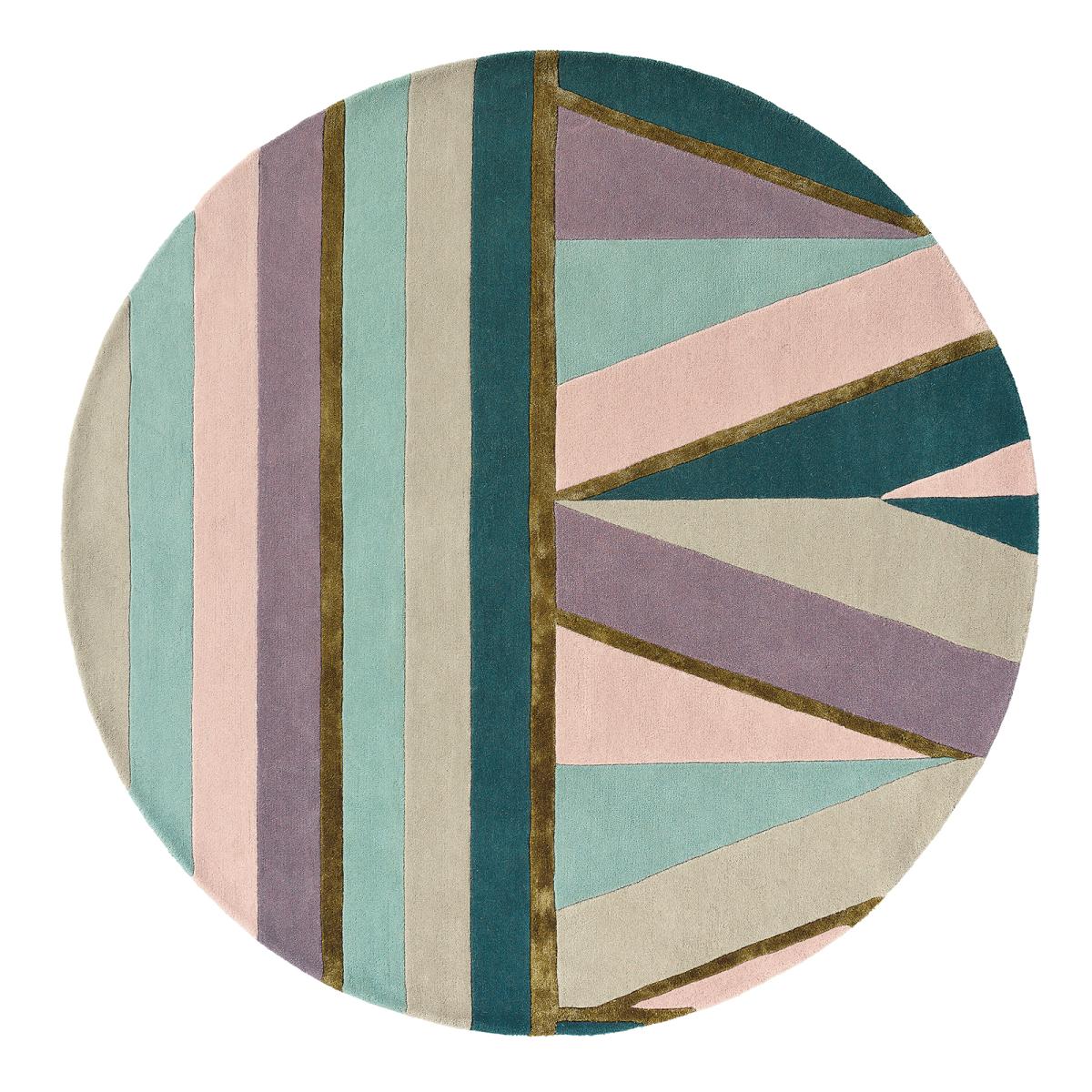 Sahara Round Rugs 56102 by Ted Baker in Pink200x200cm – image 5