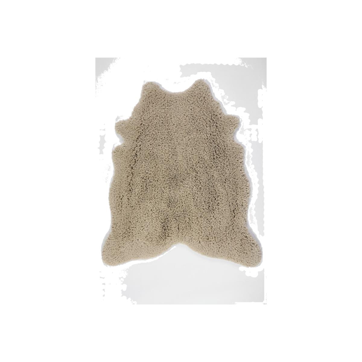 Peau 770 Bath Mat in Linen Beige by Designer Abyss & Habidecor 95x110cm – image 1