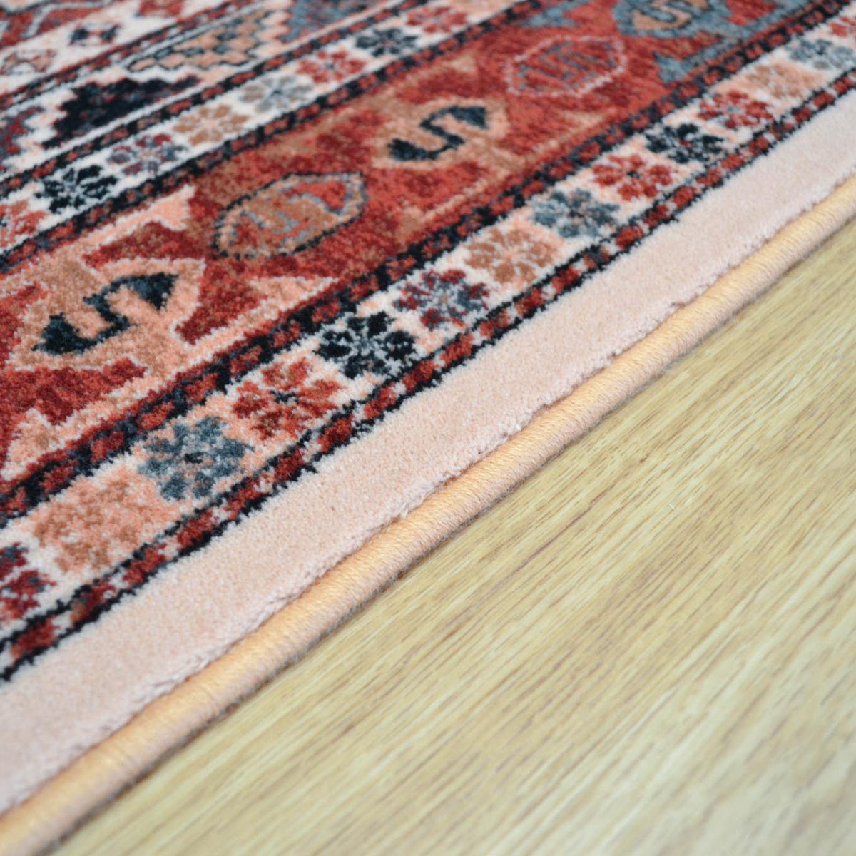 Royal Kashqai Traditional Wool Rugs 4306 100 in Cream and Brick 135x200cm – image 3