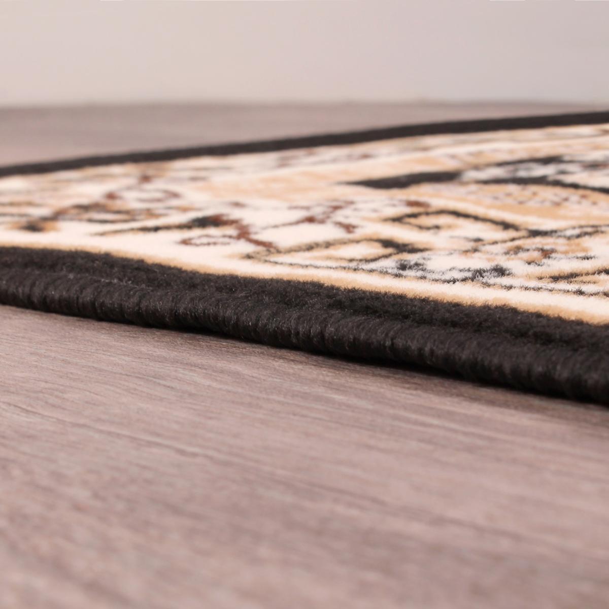 Medallion Rugs in Black by Rugstyle 160x230cm – image 3