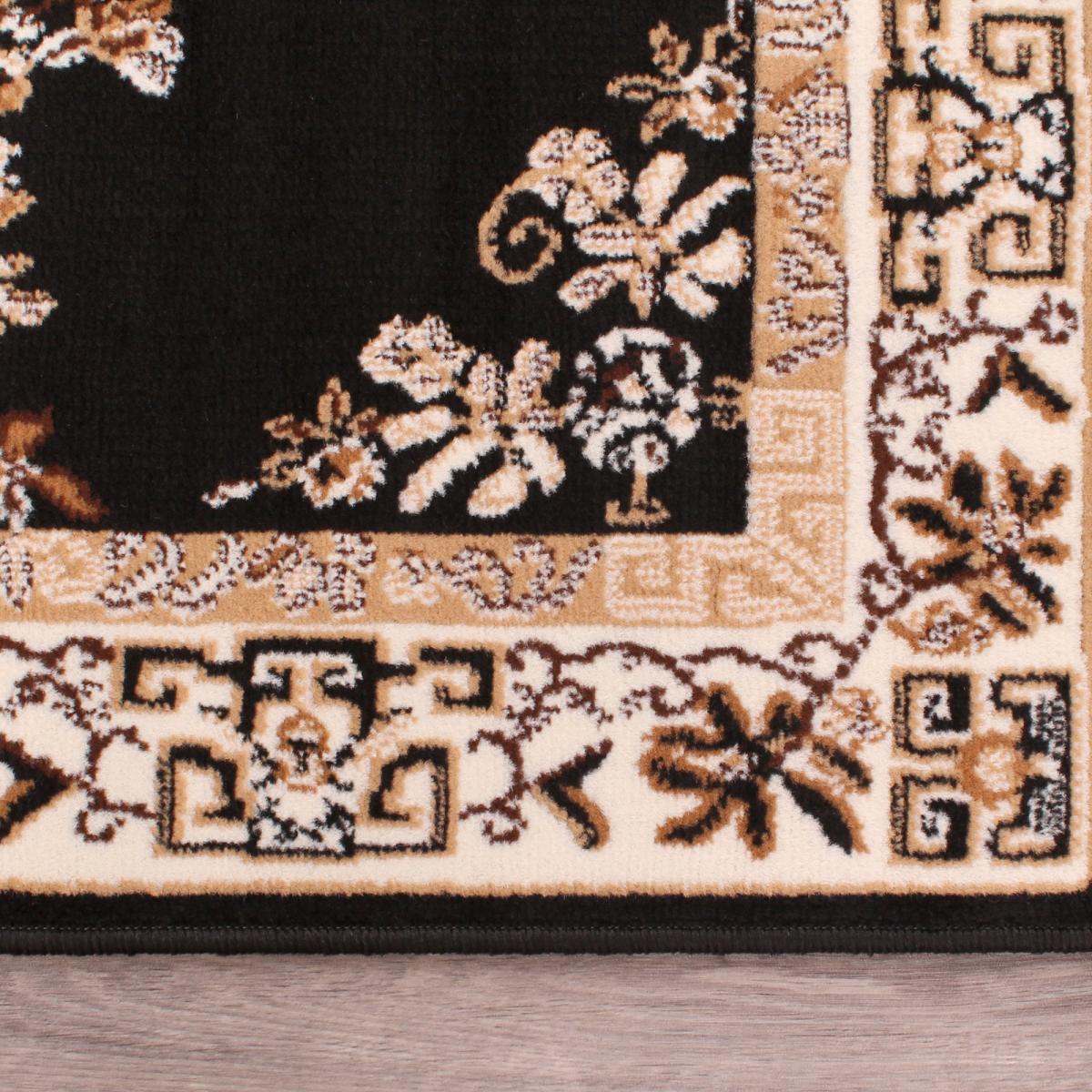 Medallion Rugs in Black by Rugstyle 160x230cm – image 4
