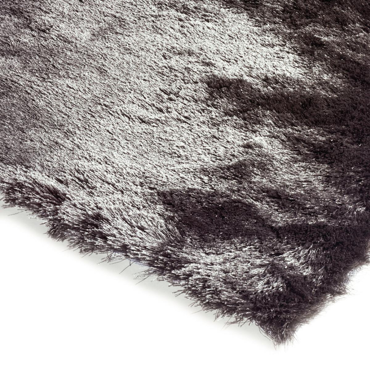 Whisper Shiney Plain Shaggy Rugs in Graphite Grey 160x230cm – image 2