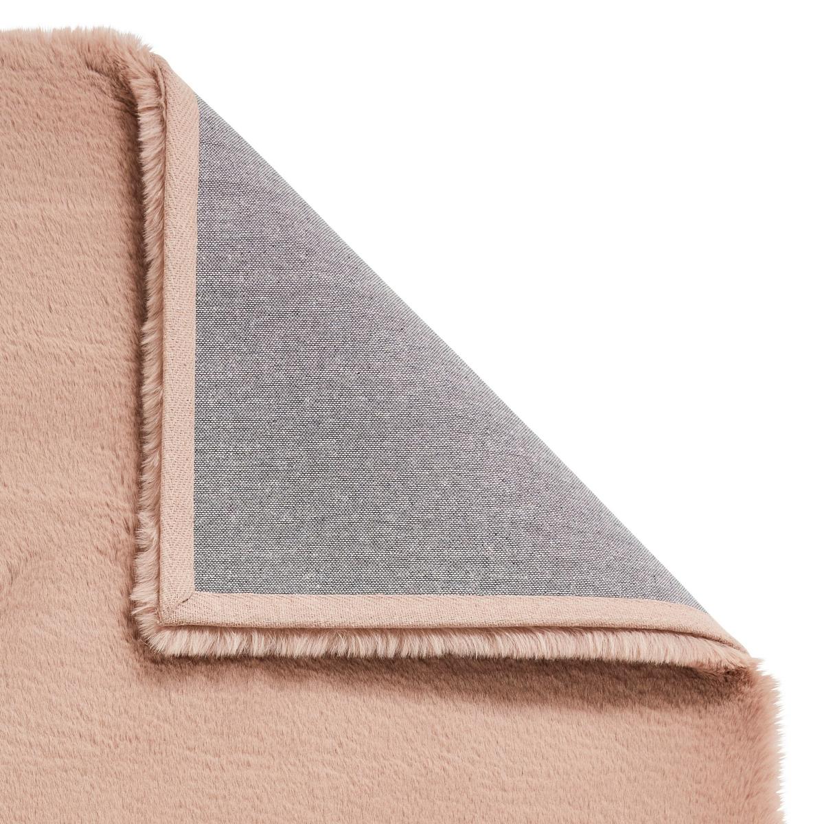 Super Teddy Plain Shaggy Faux Fur Mink Rug 60x120cm – image 2