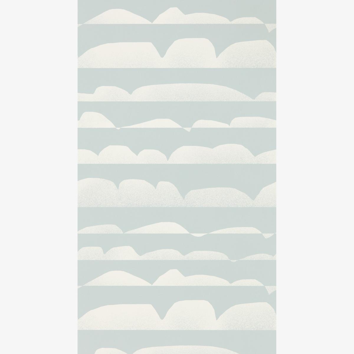 Haiku Clouds Wallpaper 112011 by Scion in Glacier Ice Blue Roll