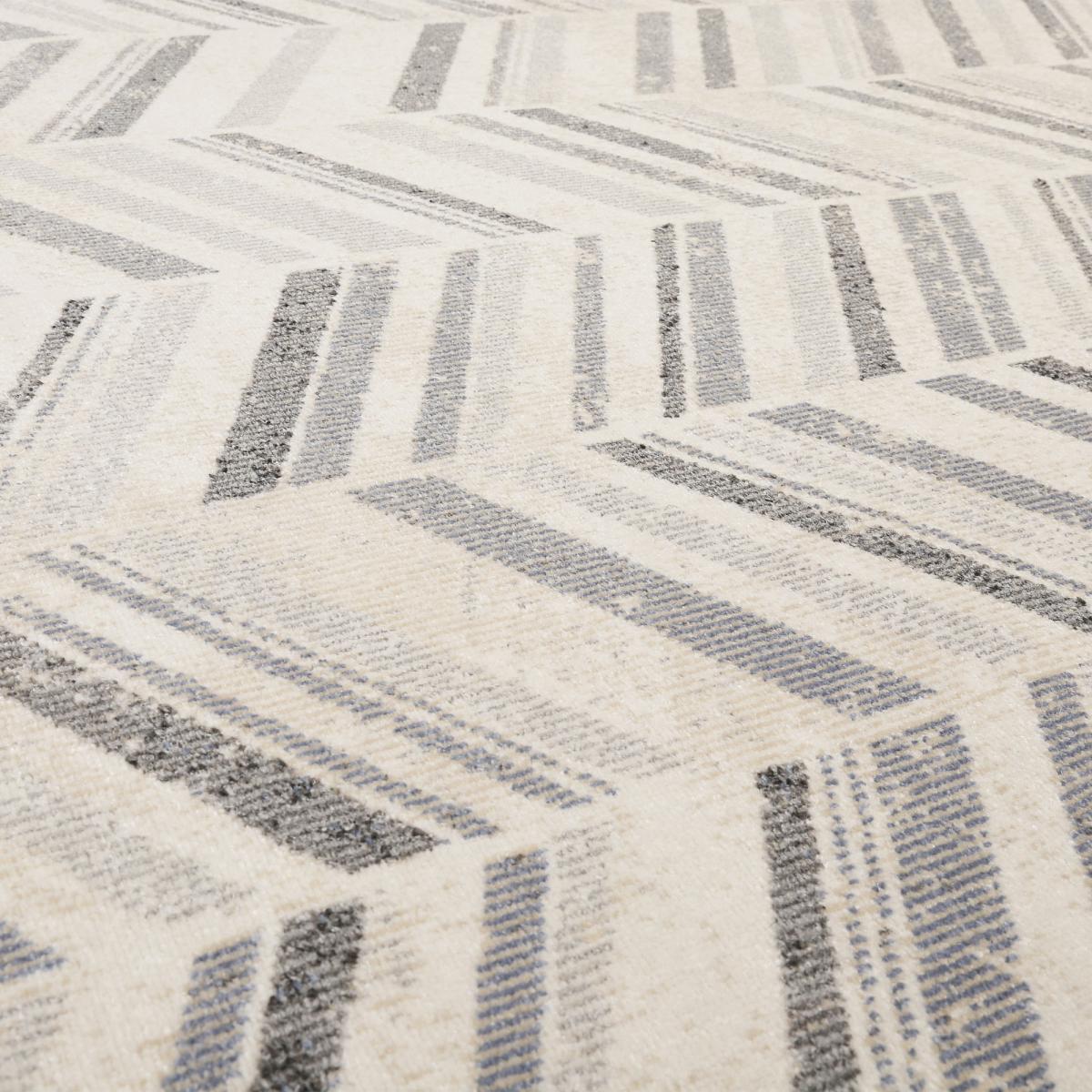 Cabana 20087 095 Chevron Indoor Outdoor Rugs in Grey Multi&nbsp;160x225cm – image 3
