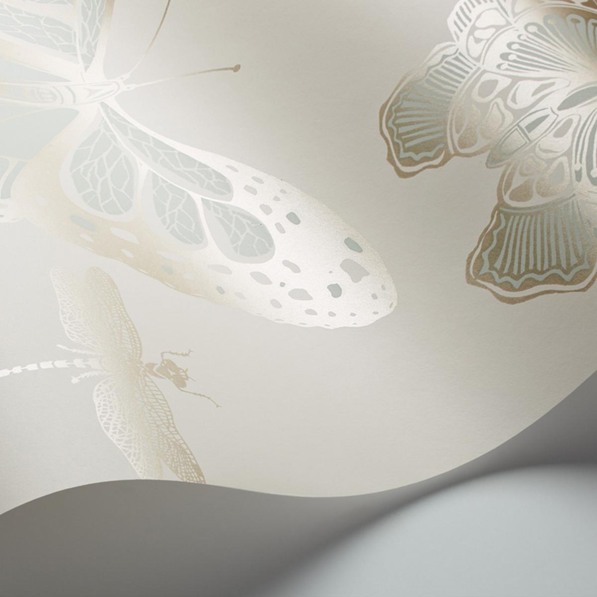 Butterflies & Dragonflies Wallpaper 15065 by Cole & Son in Duck Egg GreenRoll