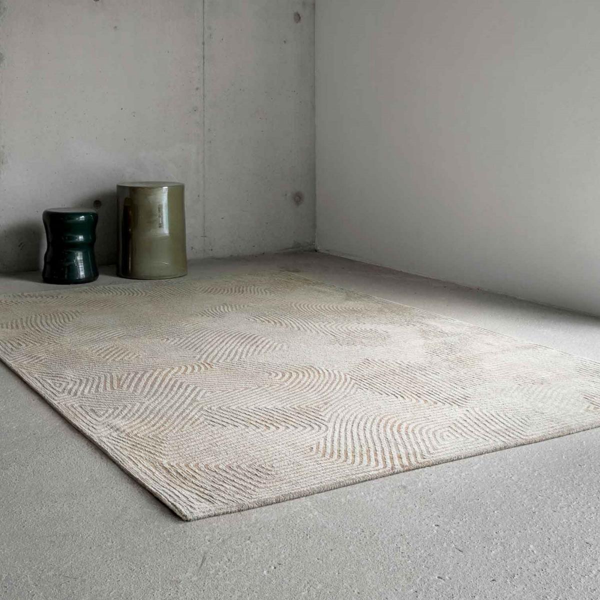 Louis De Poortere Meditation Coral Rug 9229 in Shell Beige 240x340cm – image 1