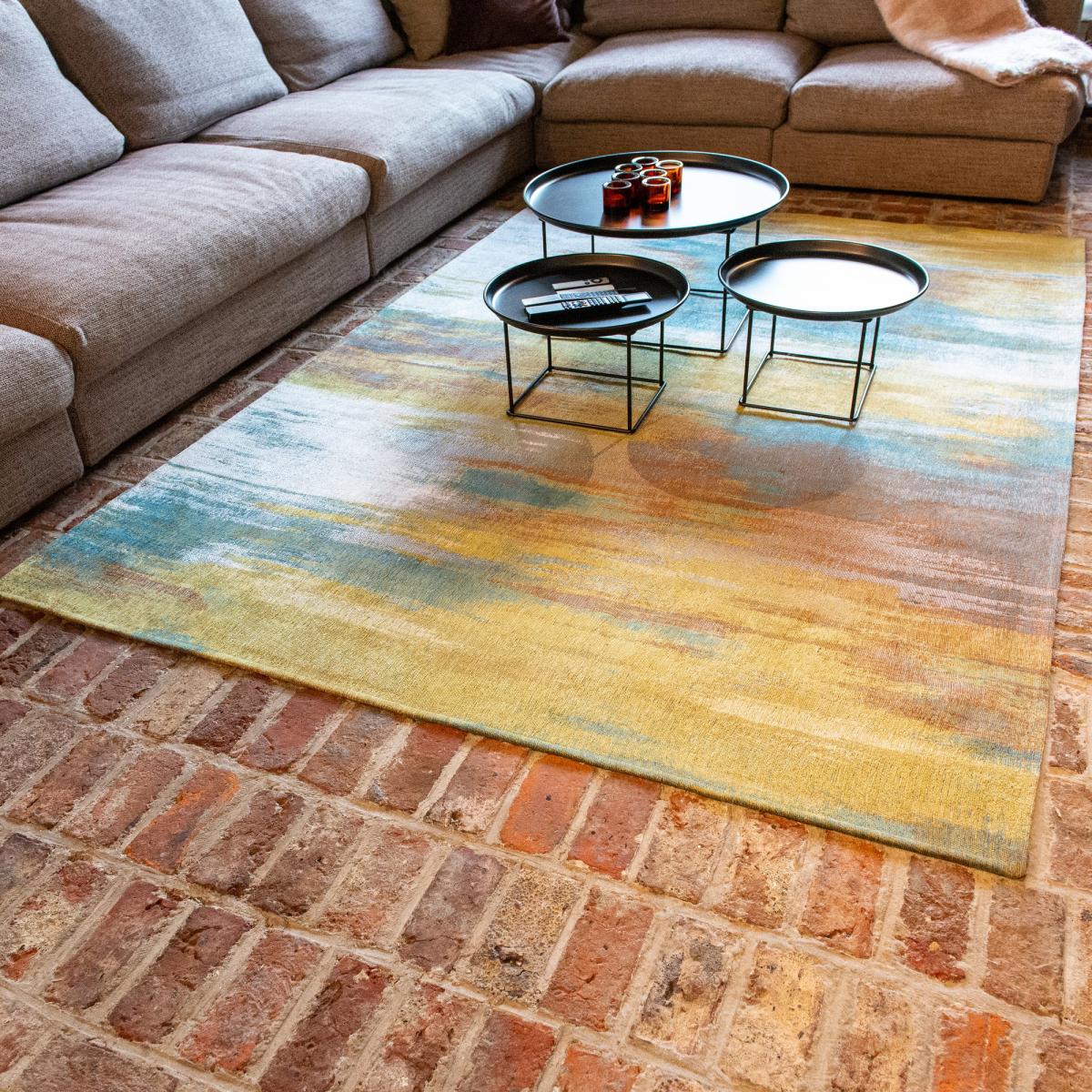 Louis De Poortere Designer Monetti Rugs in 9118 Nenuphar Bronze – image 2