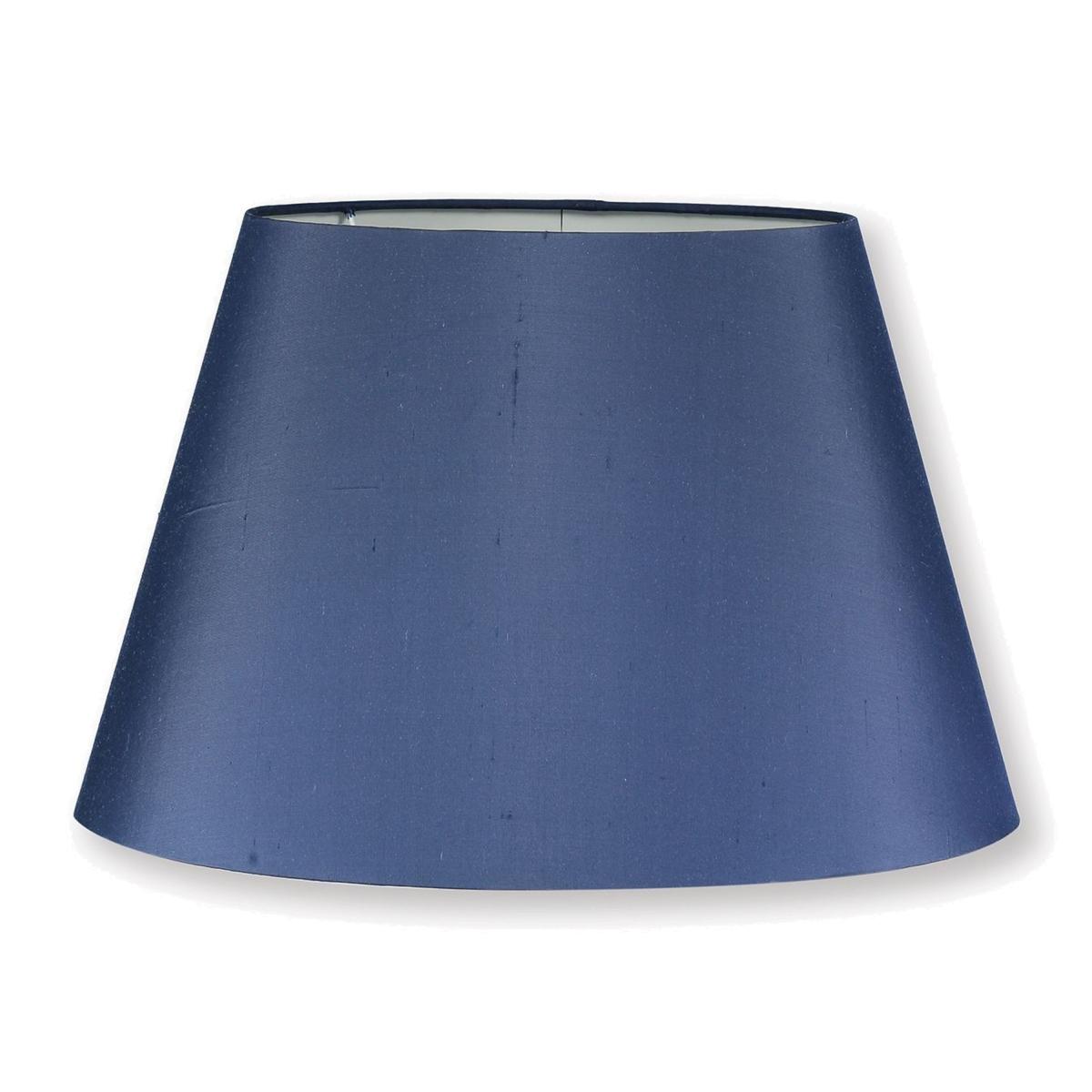 Empire Silk Lampshade by William Yeoward in Midnight Blue 51x33cm