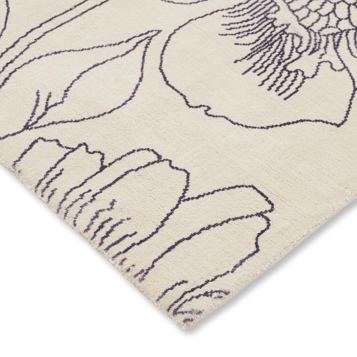 Linear Floral 162508 Rugs by Ted Baker in Blue250x350cm – image 4