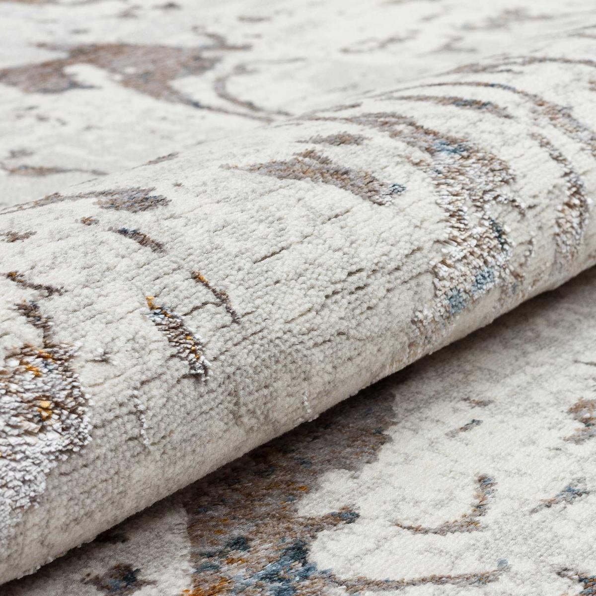 Dalia DAL14 Abstract Rugs in Ivory Multi 160x220cm – image 4