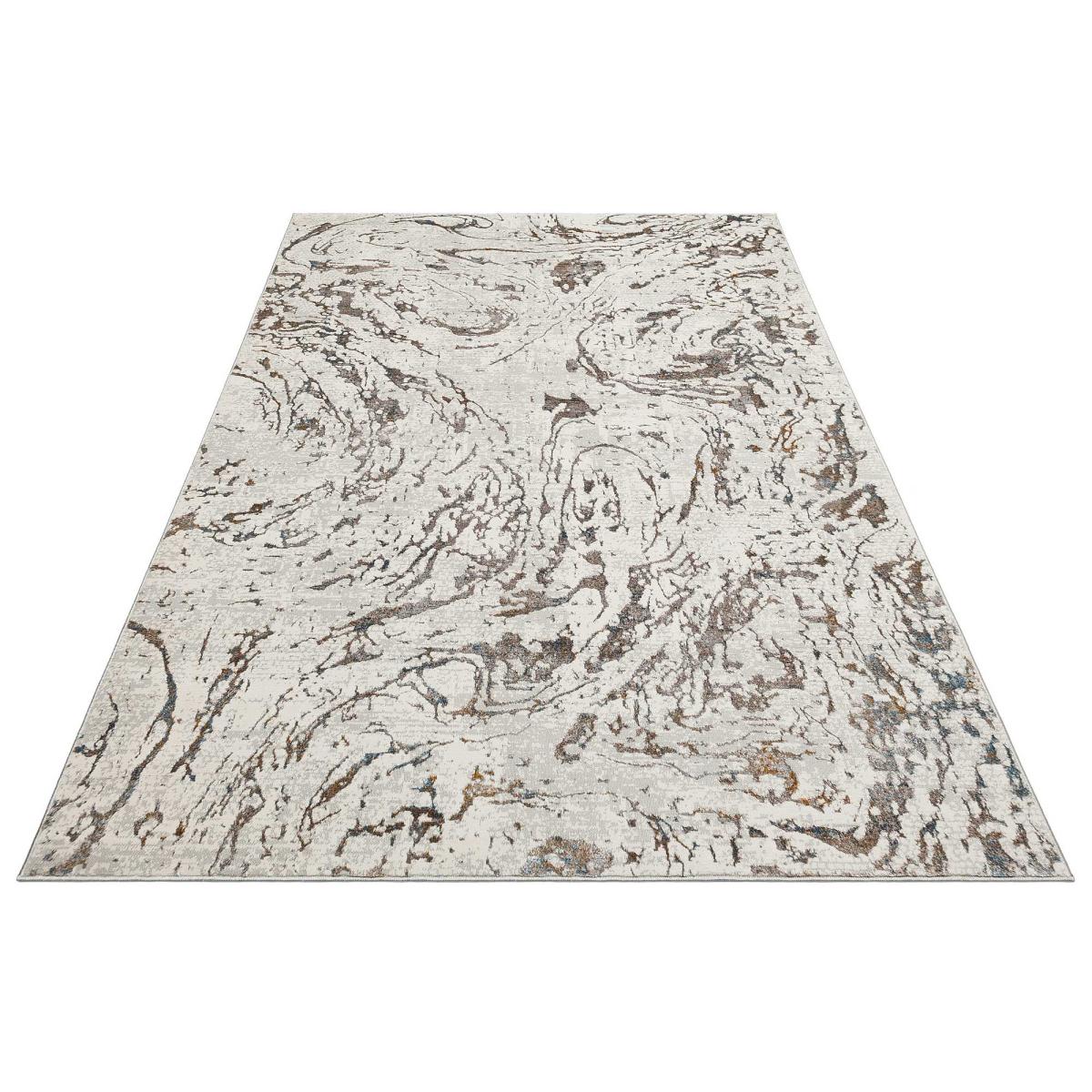 Dalia DAL14 Abstract Rugs in Ivory Multi 160x220cm – image 5