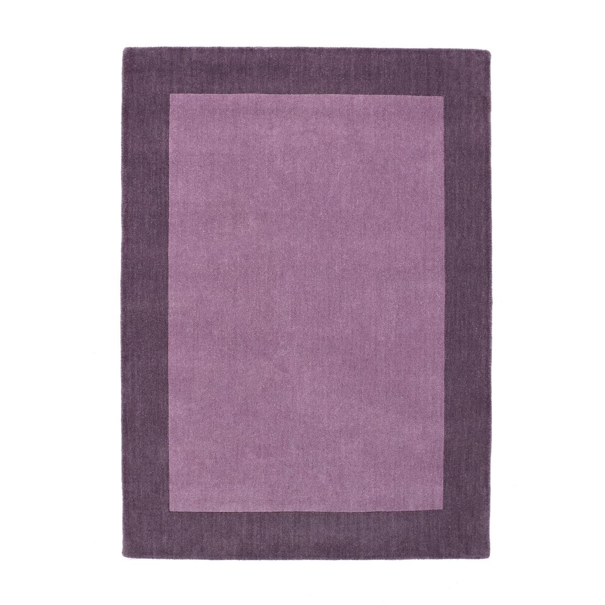 Borders Wool Rugs in Mauve – image 2