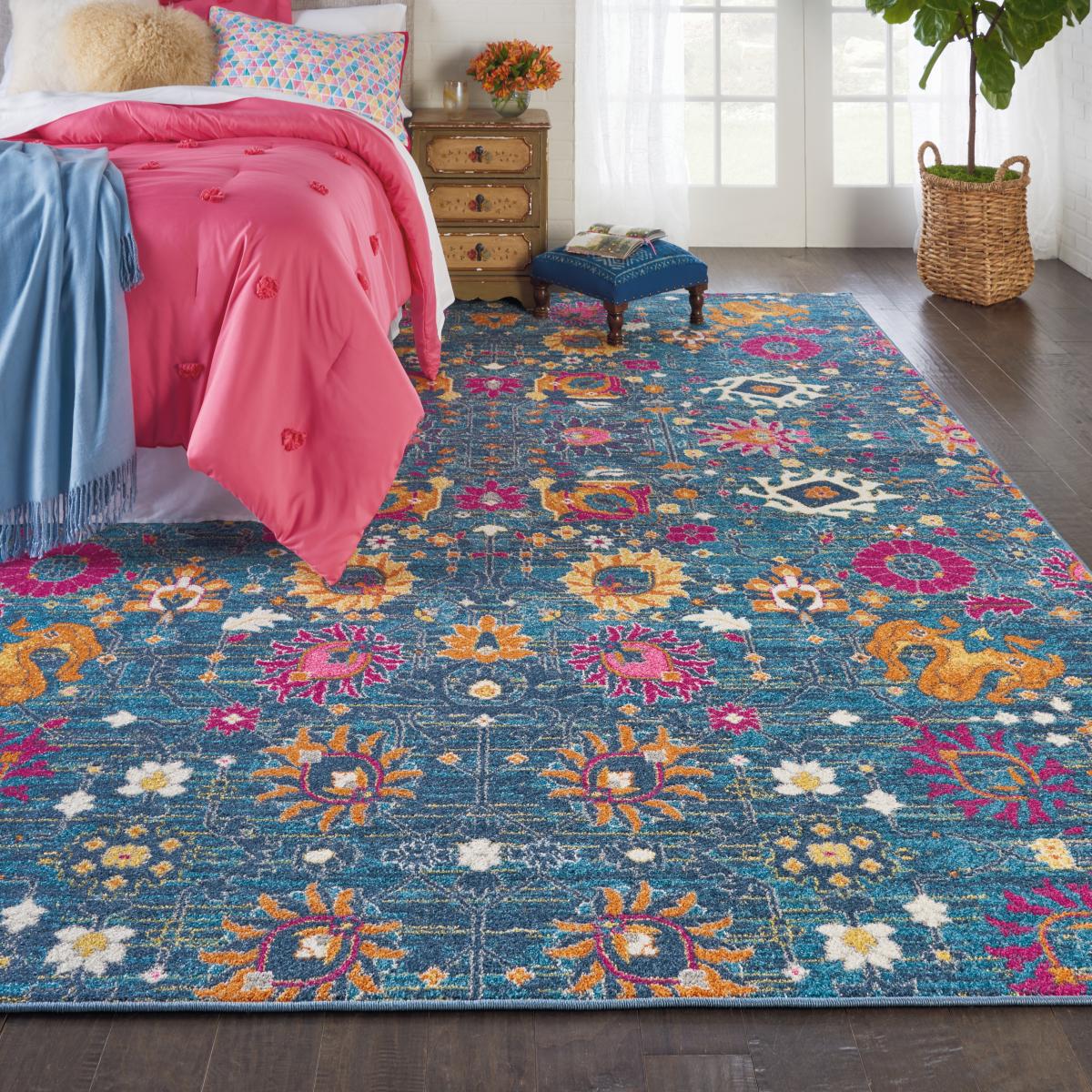 Passion Modern Persian Rugs PSN01 in Denim Blue 114x175cm – image 4