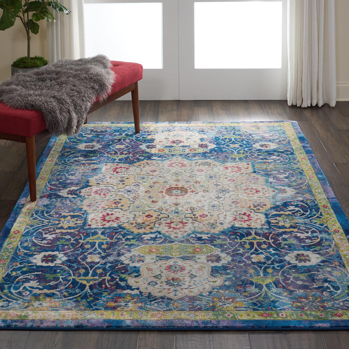 Ankara Global Rugs Traditional Persian ANR03 in Blue 239x300cm – image 1