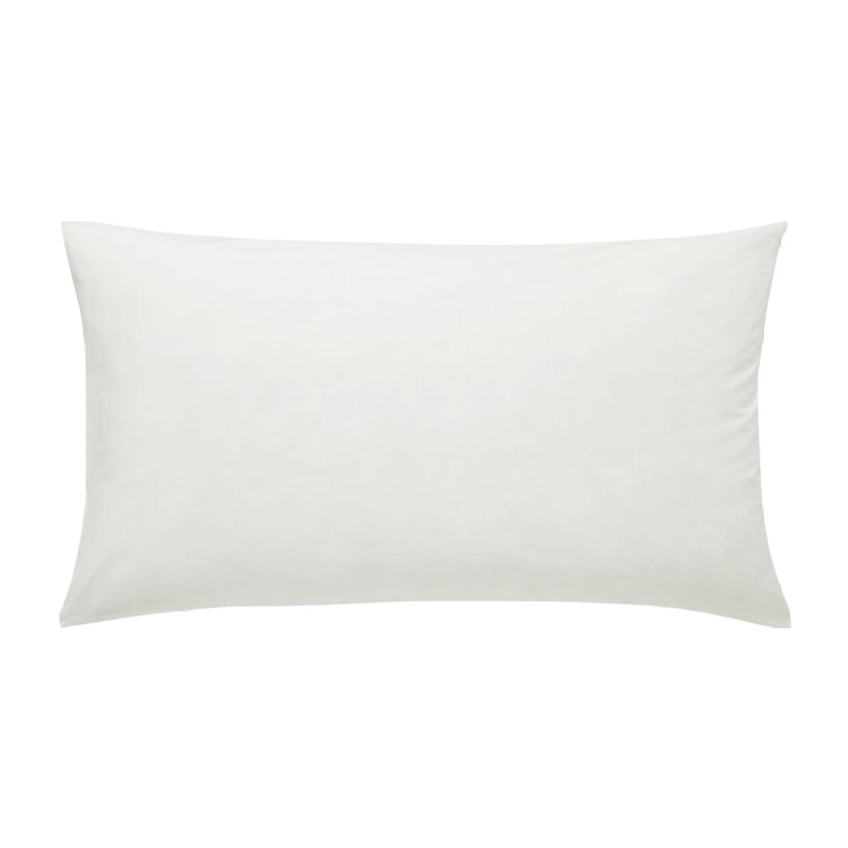 Plain Dye Housewife Pillowcase by Helena Springfield in White 74x48cm