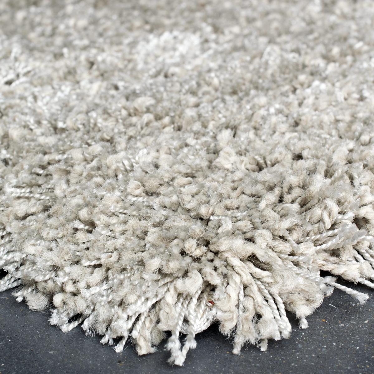 Twilight Speckled Shaggy Rugs 39001 6611 in Linen 65x130cm – image 4