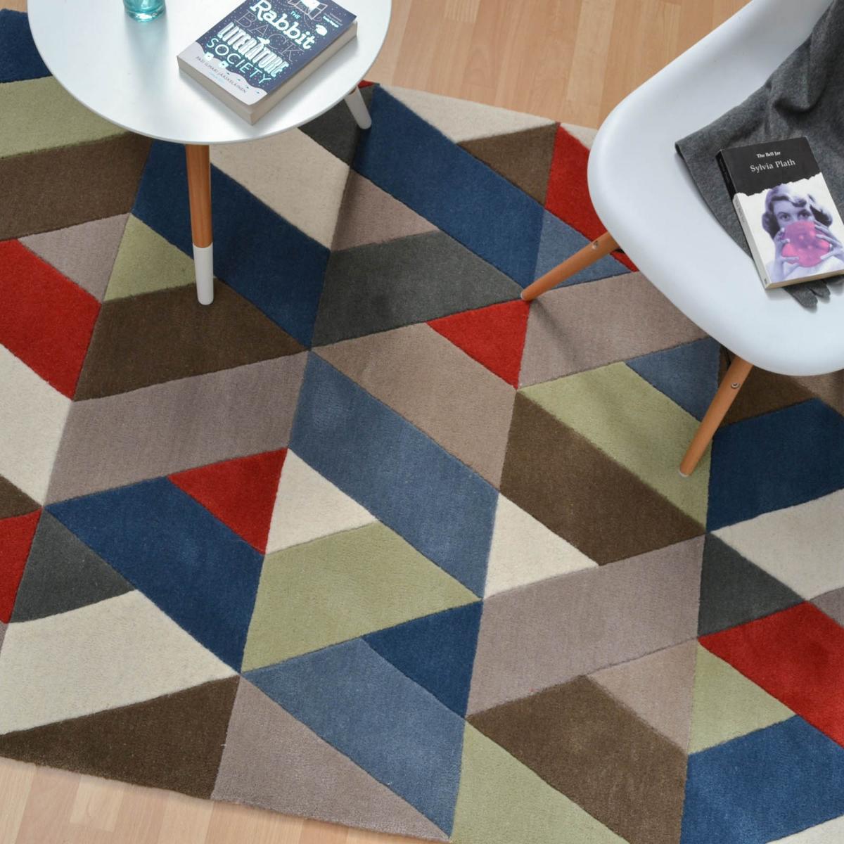 Funk Chevron Multi-Coloured Rugs&nbsp;120x170cm – image 5