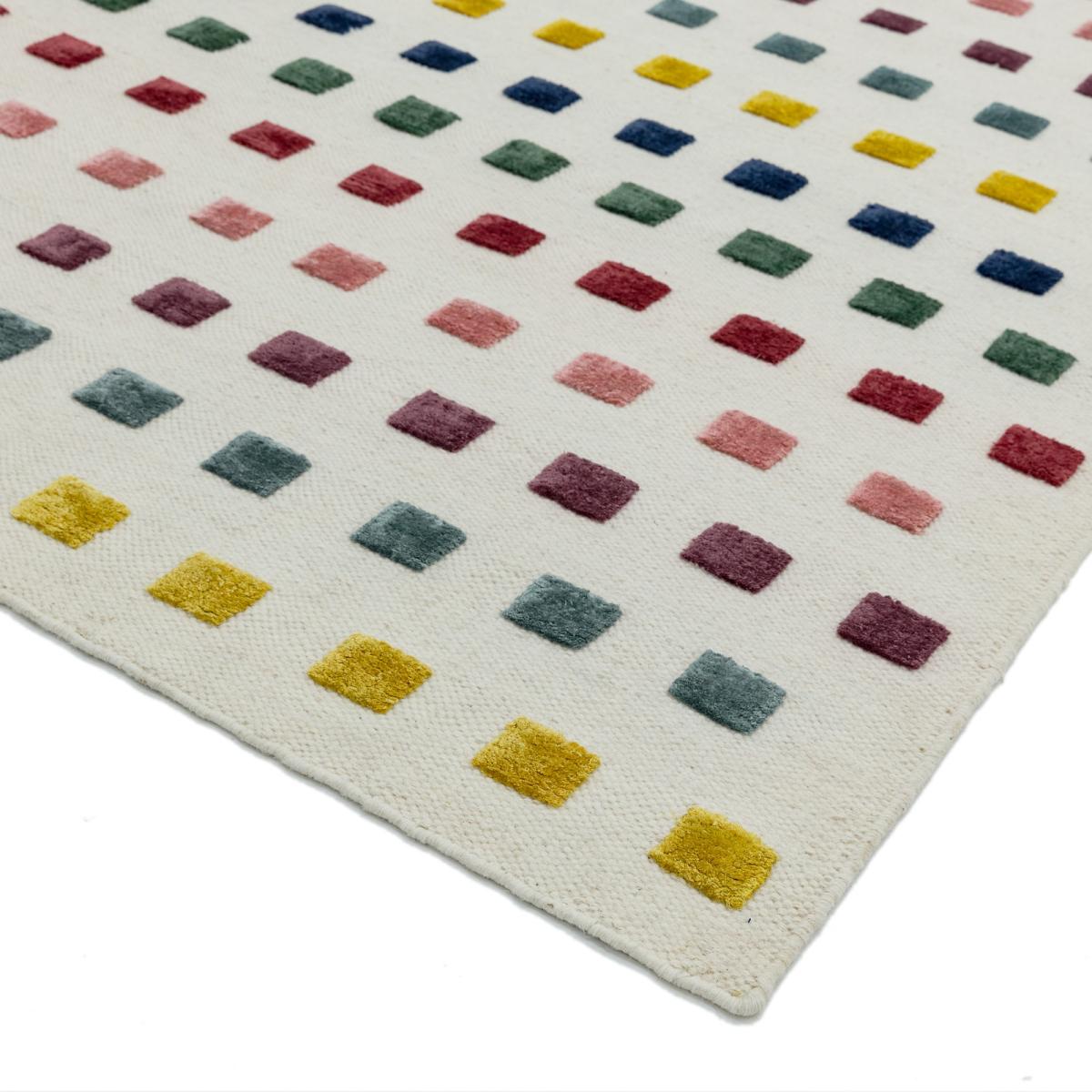 Theo Squares Rugs in Jewel 160x230cm – image 3
