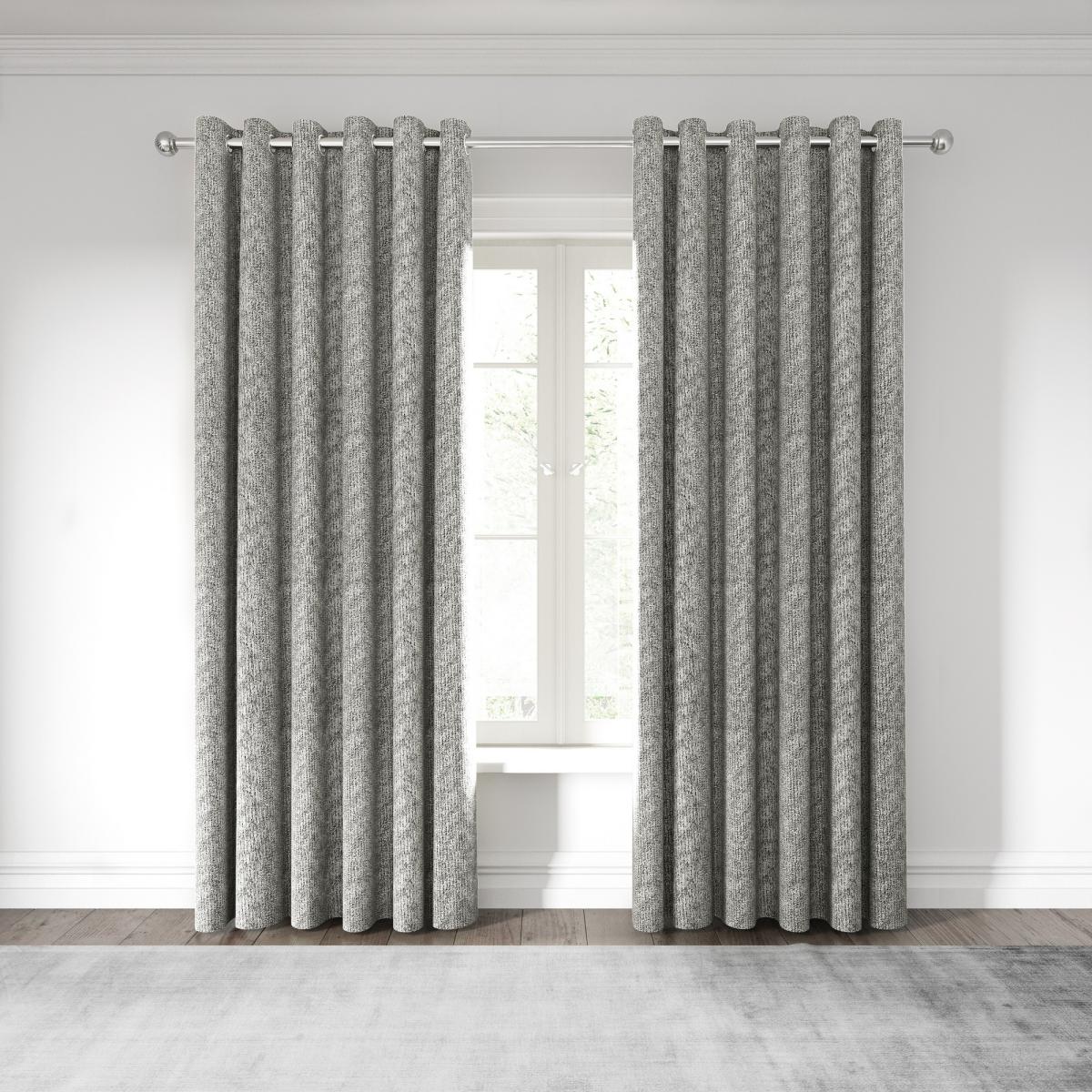 Nalu Hana Lined Curtains by Nicole Sherzinger in Silver Grey 229x183cm – image 1