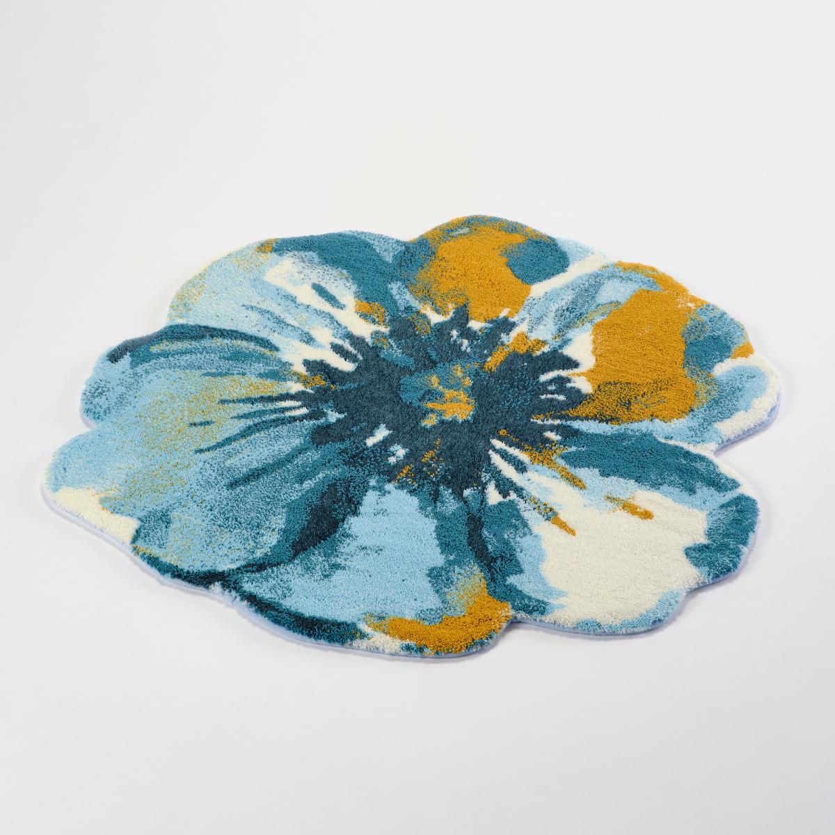 Martinique 850 Circle Bath Mat in Safran by Abyss & Habidecor&nbsp;85x85cm – image 2