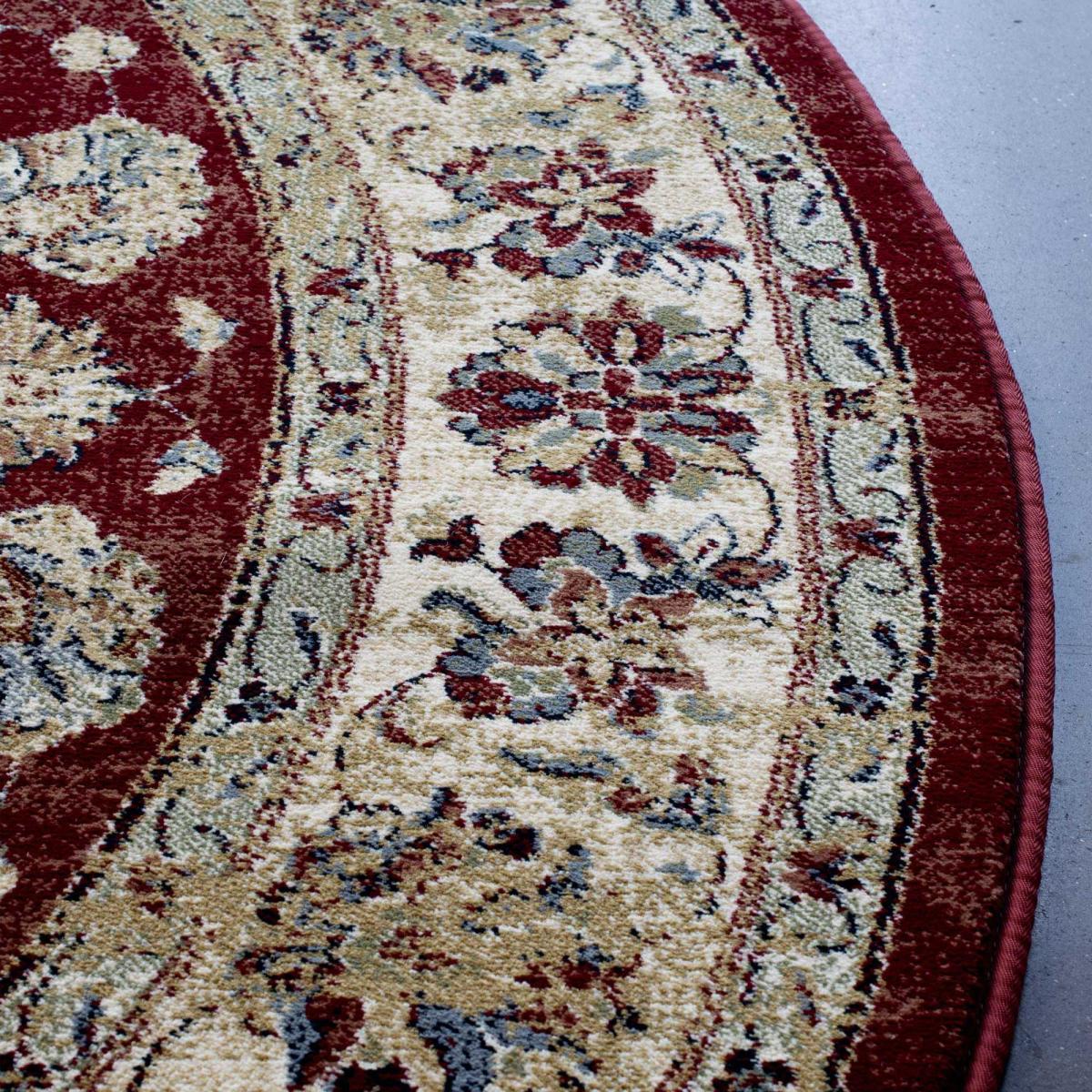 Da Vinci Traditional Medallion Circle 57559 1464 Rugs in Red 200x200cm – image 2