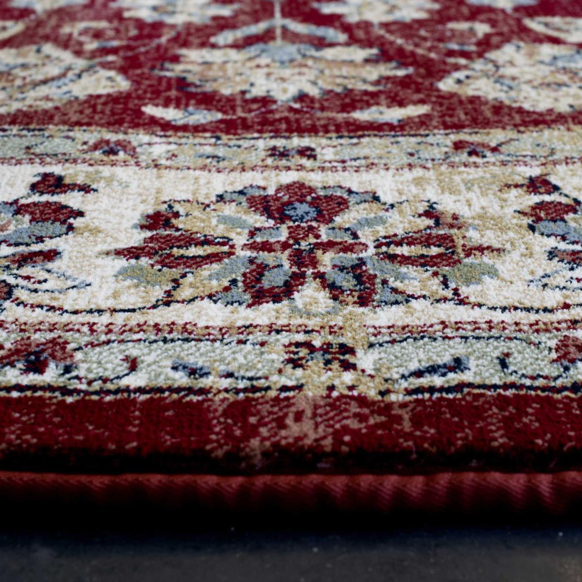 Da Vinci Traditional Medallion Circle 57559 1464 Rugs in Red 200x200cm – image 3