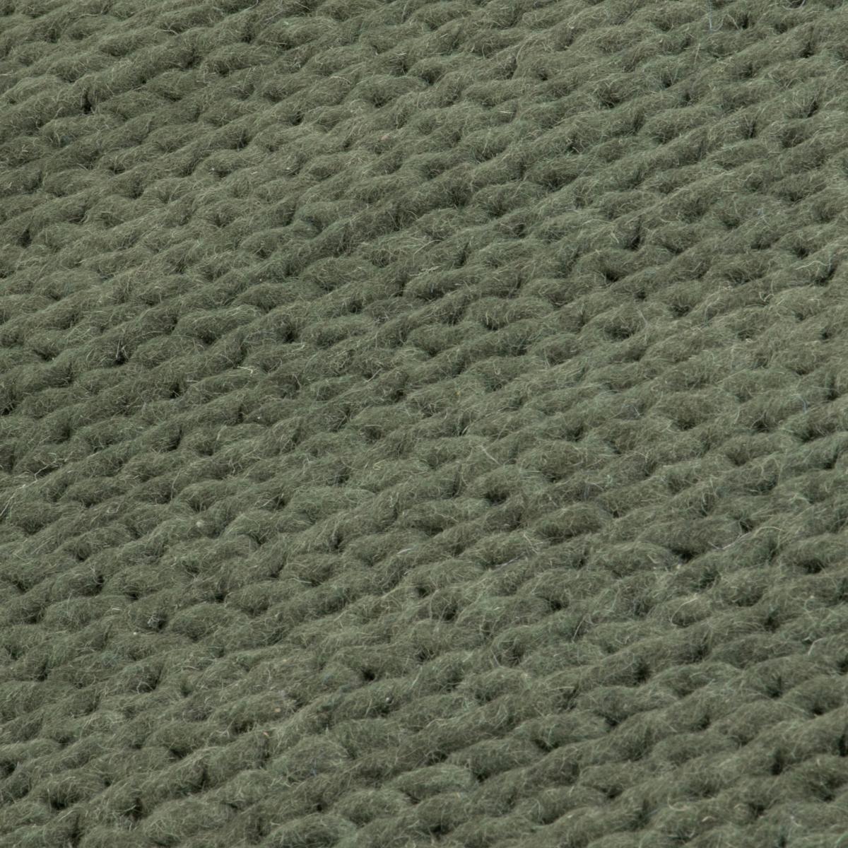 Anise Chunky Knit Wool Runner Rugs in Green60x230cm – image 2