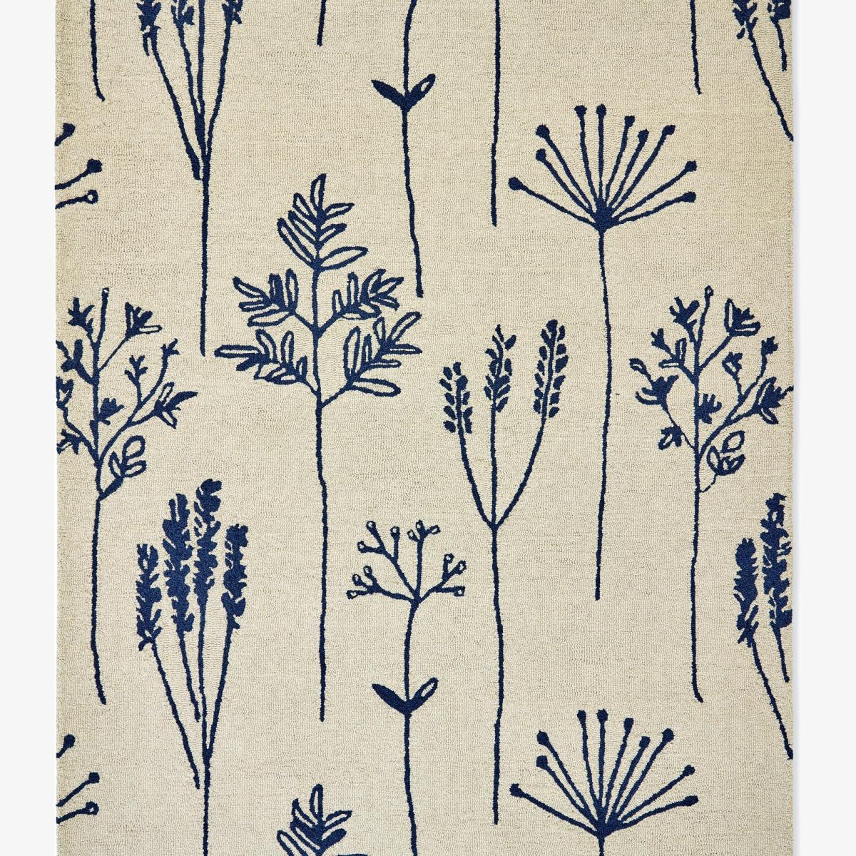 Stipa 126408 Wool Rugs by Scion in Denim Blue200x280cm – image 1