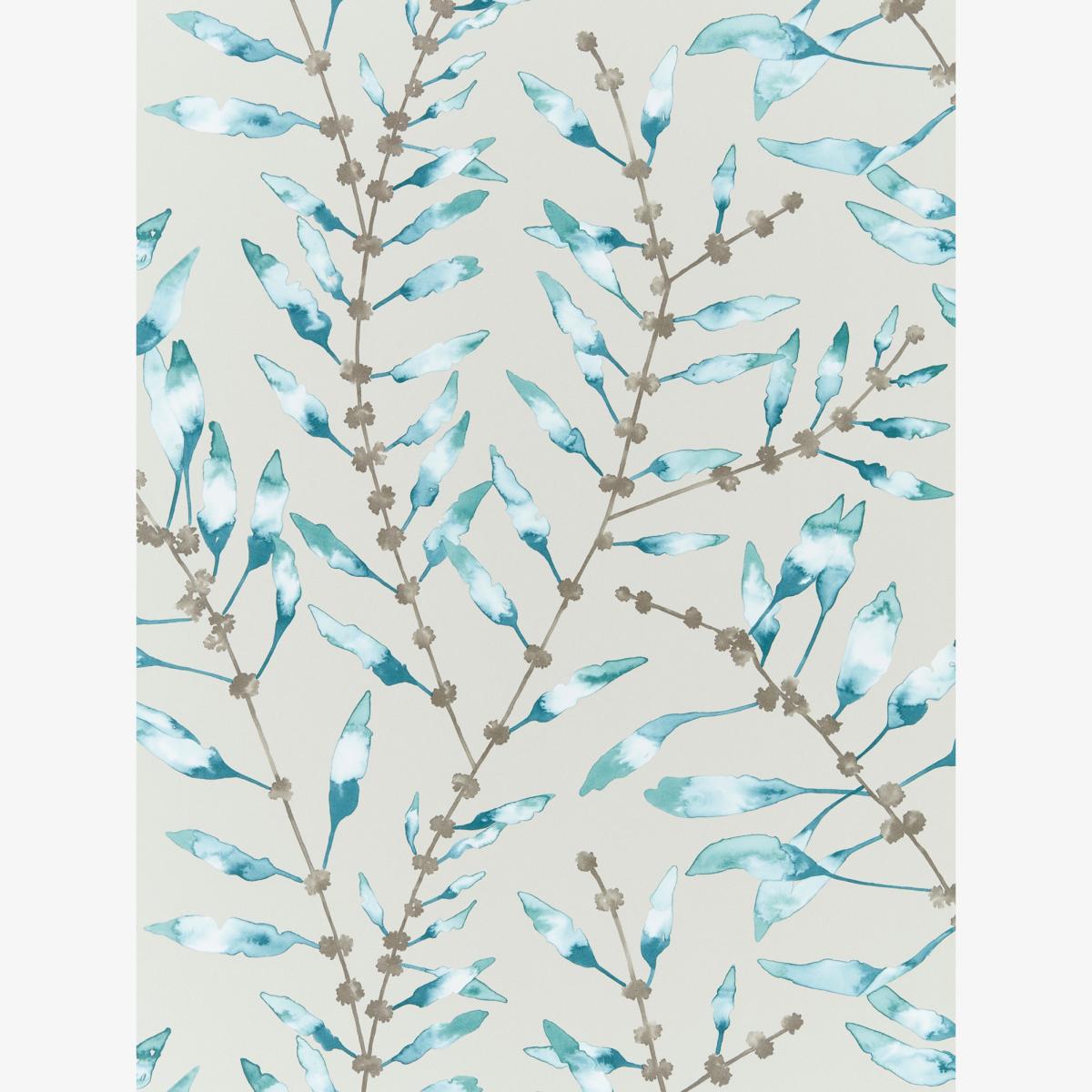Chaconia Wallpaper 111635 by Harlequin in Marine Emerald Green Roll