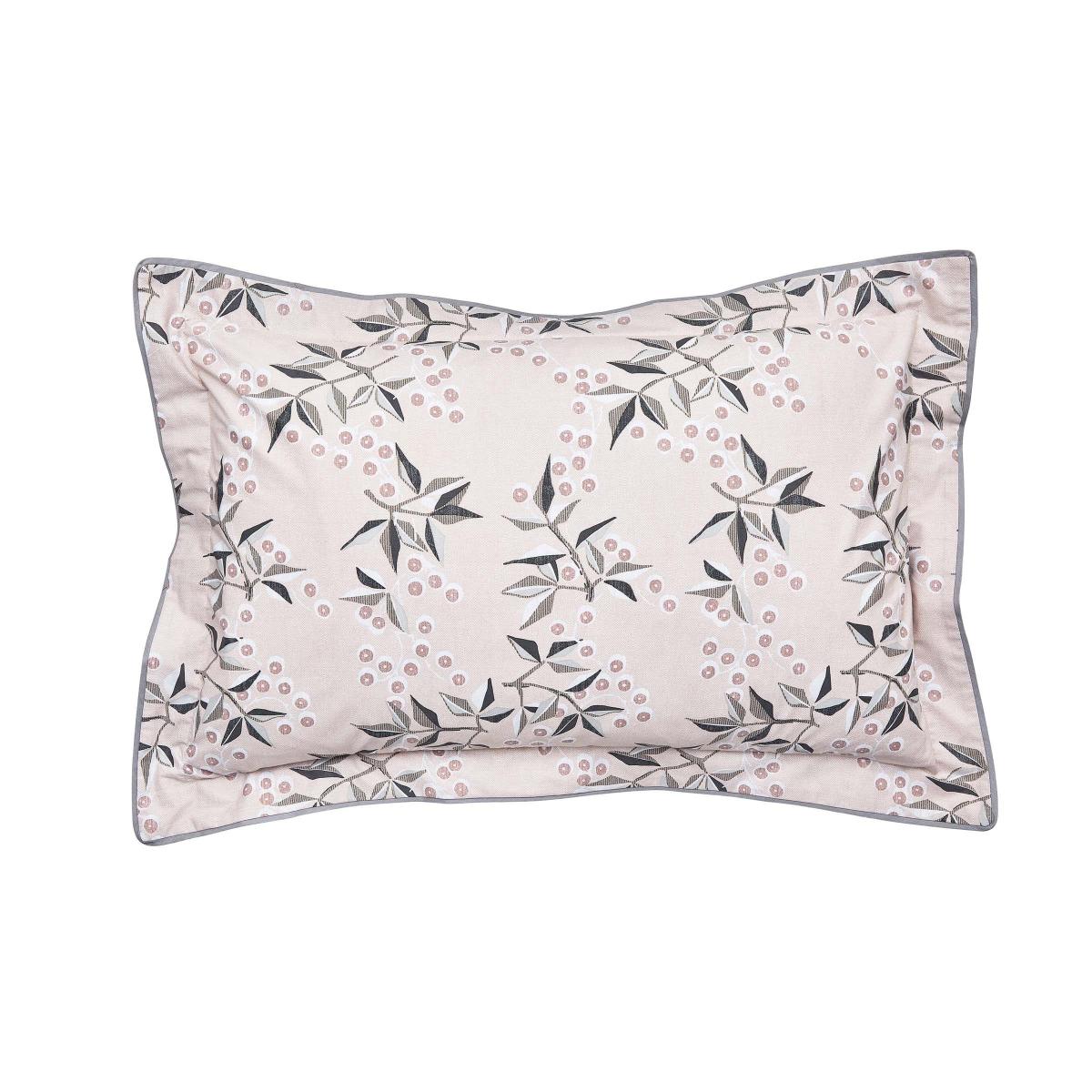 Kiko Floral Geometric Cotton Bamboo Bedding in Tuberose 48x74cm – image 4
