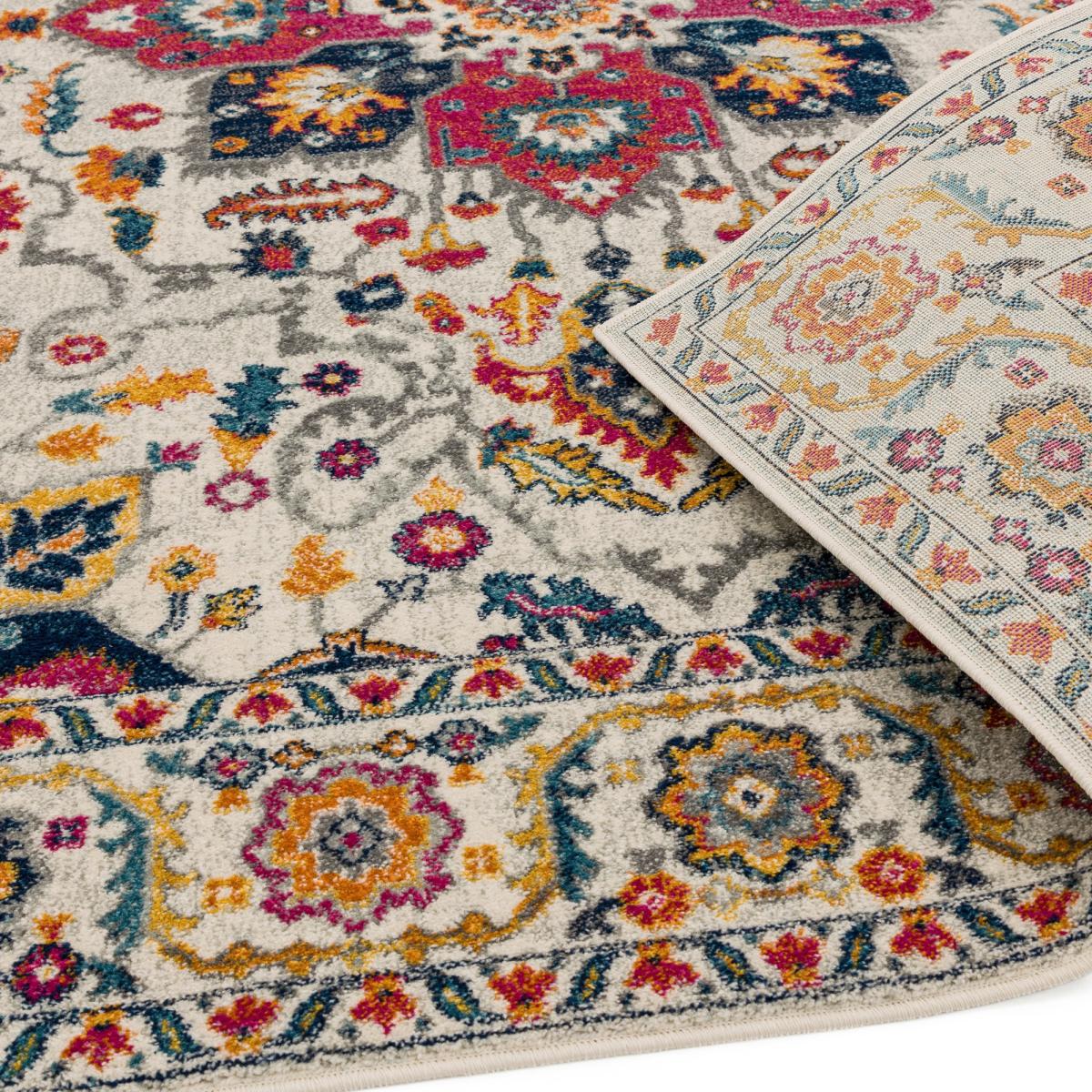 Nova Persian Rugs NV24 in White Multi 120x170cm – image 3