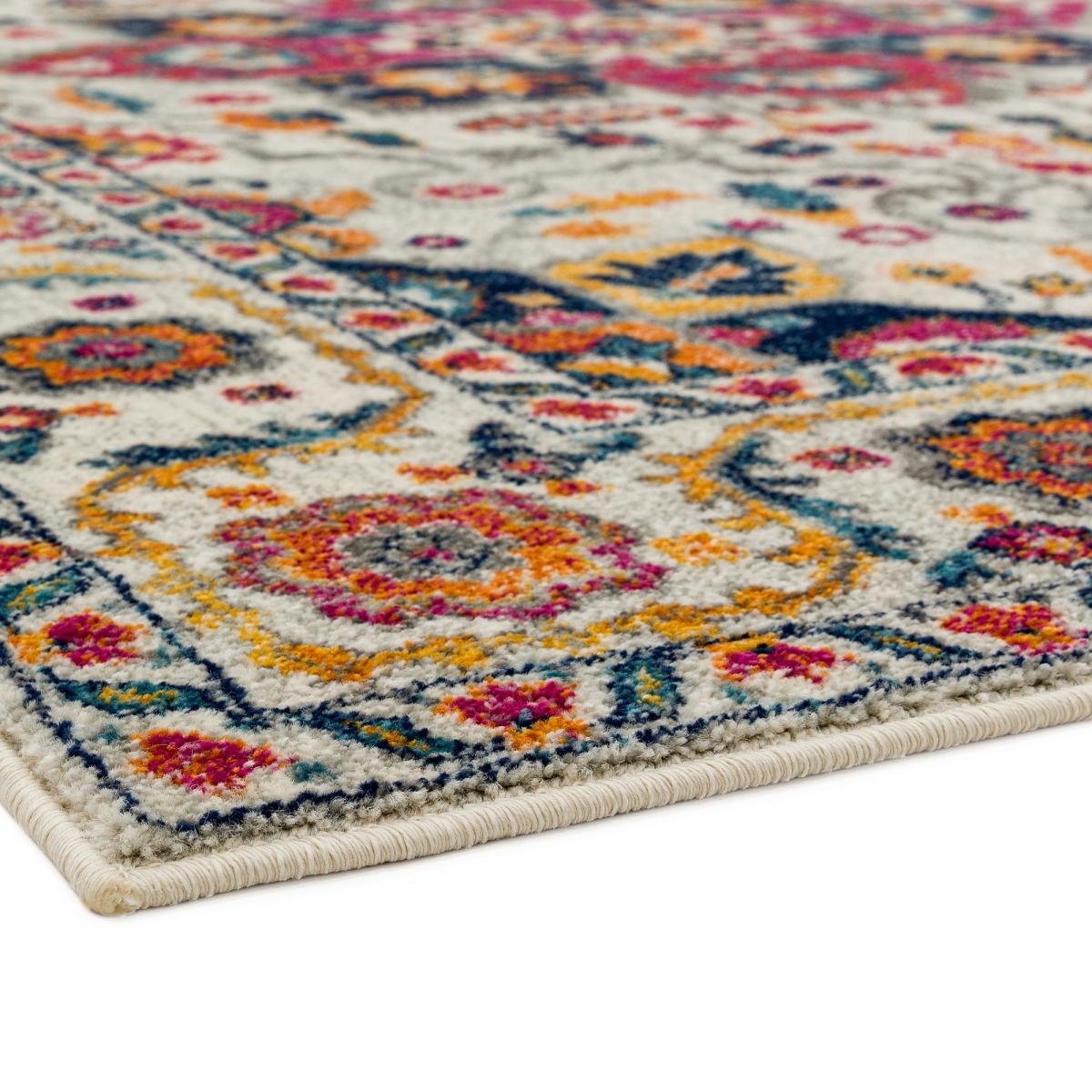 Nova Persian Rugs NV24 in White Multi 120x170cm – image 4