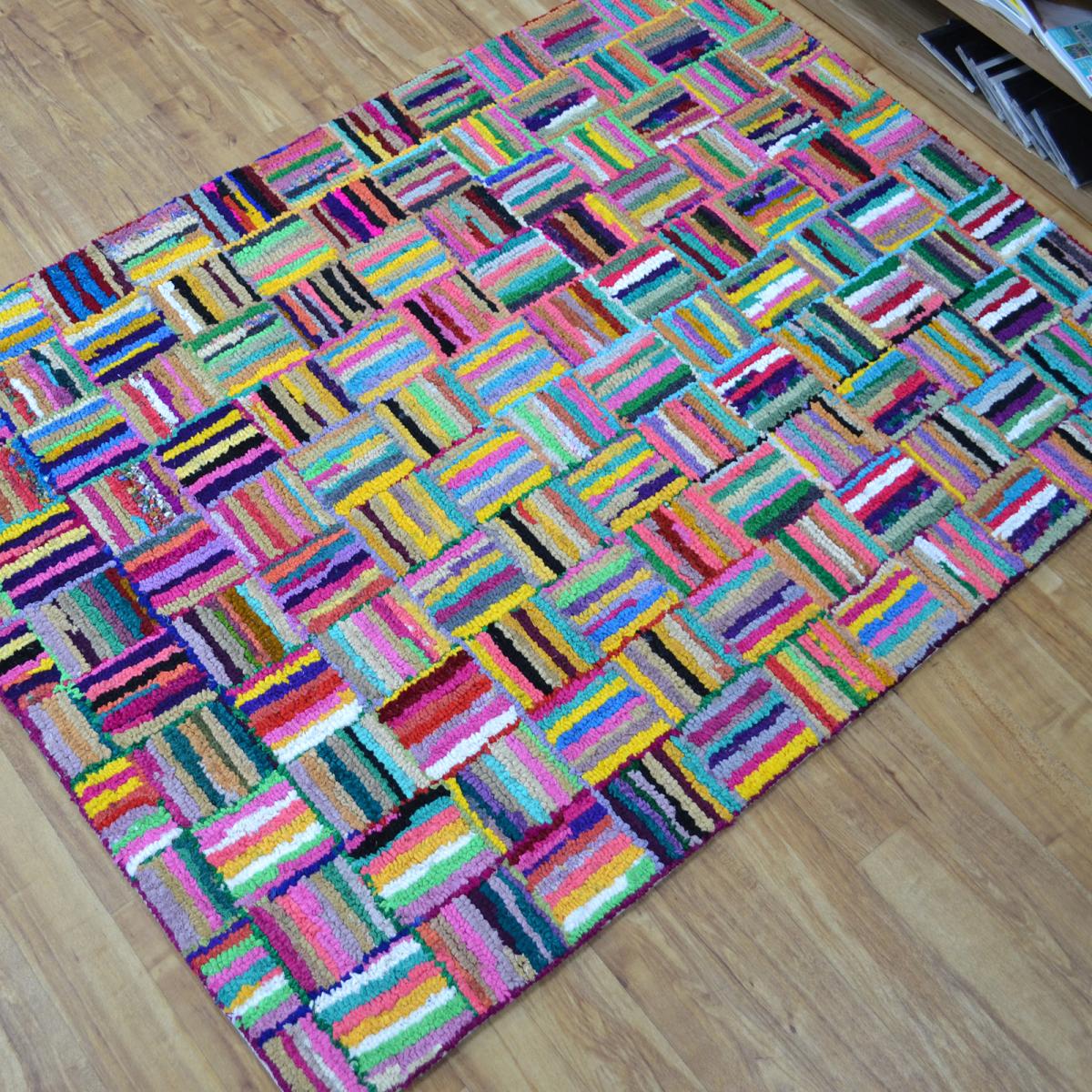 Cotton Chindi Sunshine Multicoloured Rugs 02 120x170cm – image 4