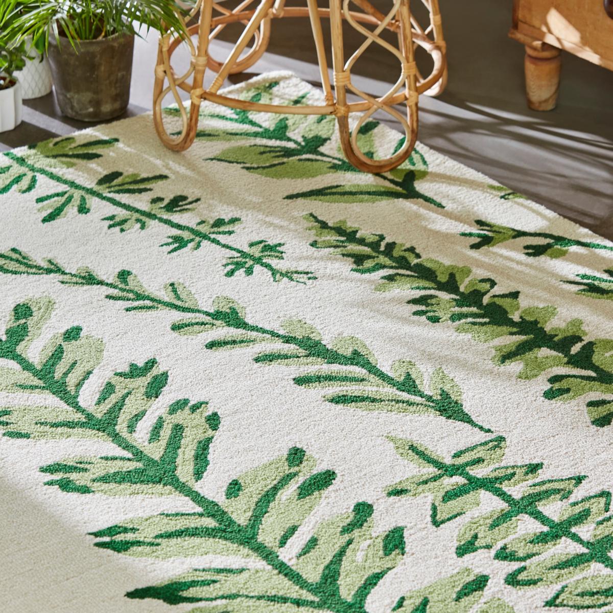 Ferns 125907 Botanical Rugs by Scion in Juniper Green120x180cm – image 2