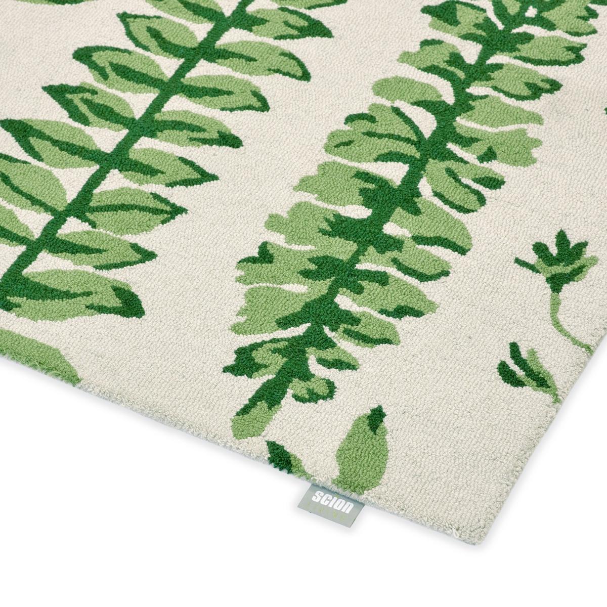 Ferns 125907 Botanical Rugs by Scion in Juniper Green120x180cm – image 3