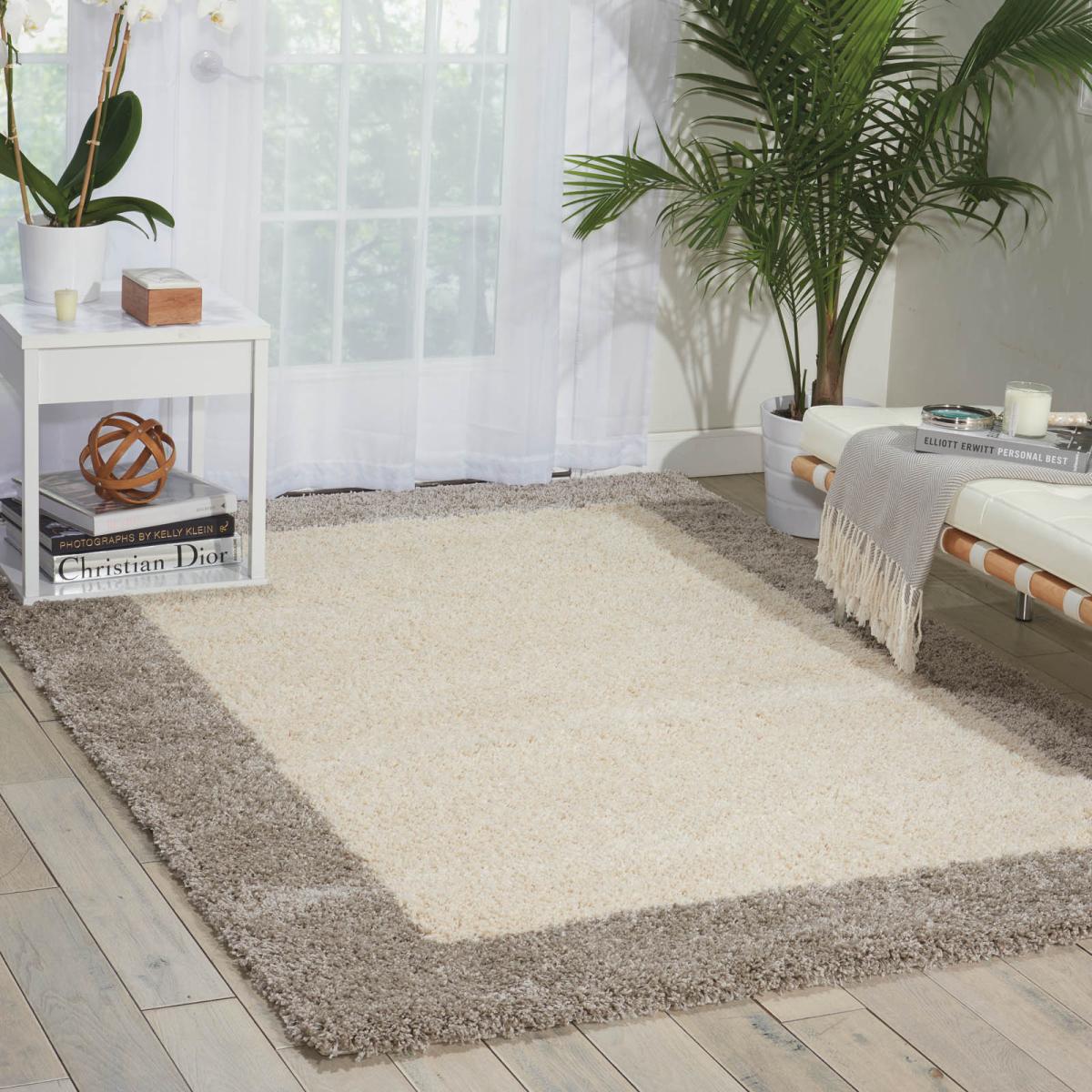 Nourison Amore Rugs AMOR5 in Ivory and Silver – image 2