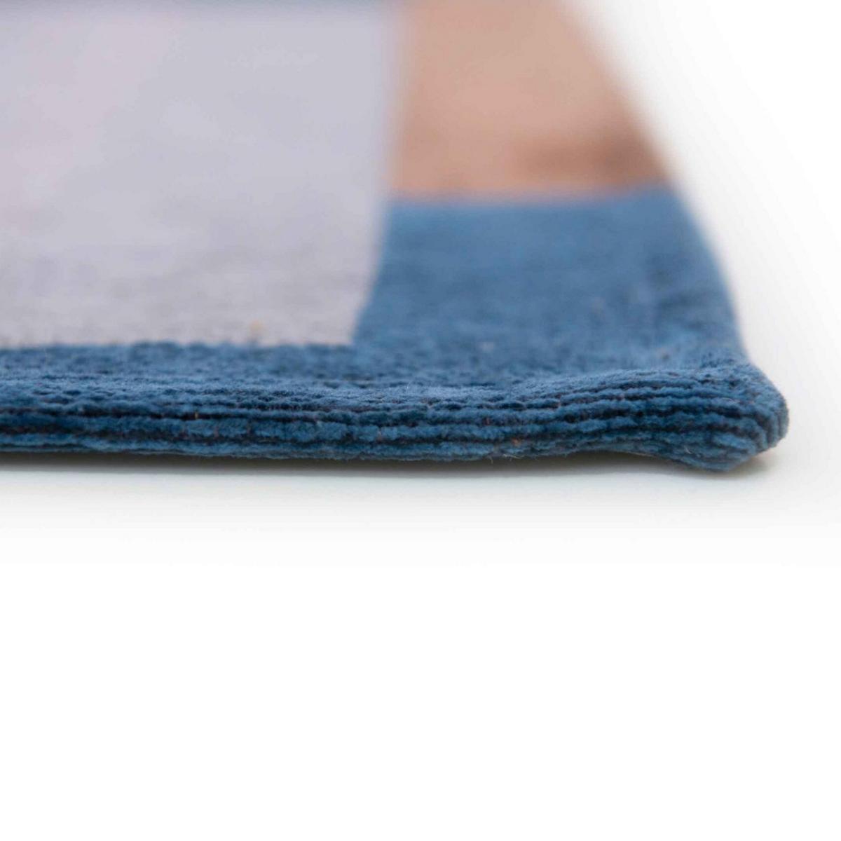 Louis De Poortere Geometric Nuance Module Rugs 9196 in Camel Blue&nbsp;200x280cm – image 4