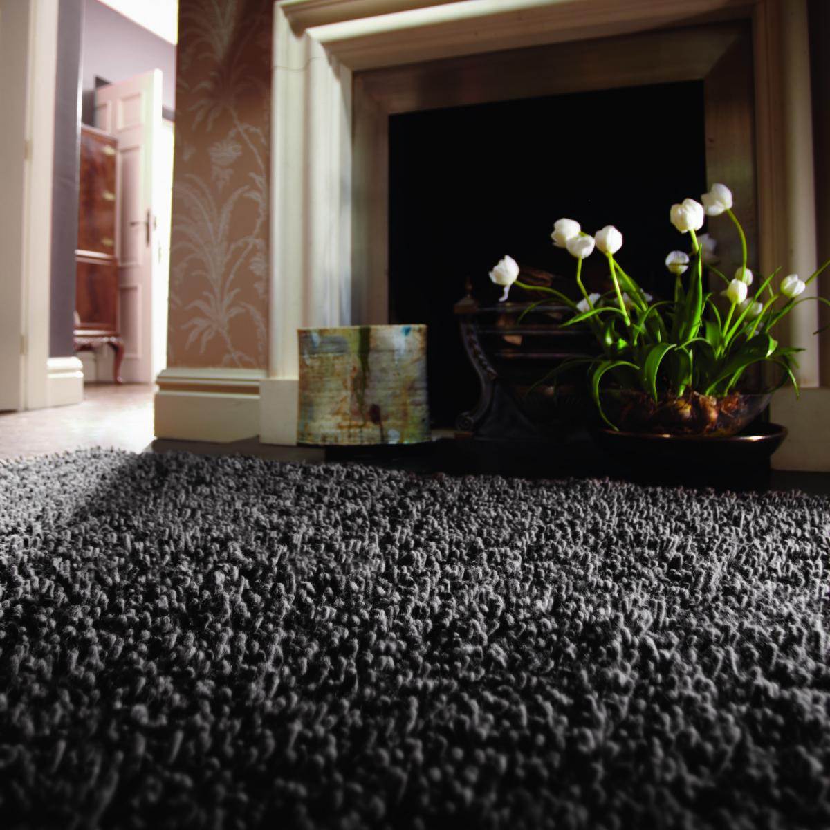 Imperial Shaggy Wool Rugs in Fossil – image 2