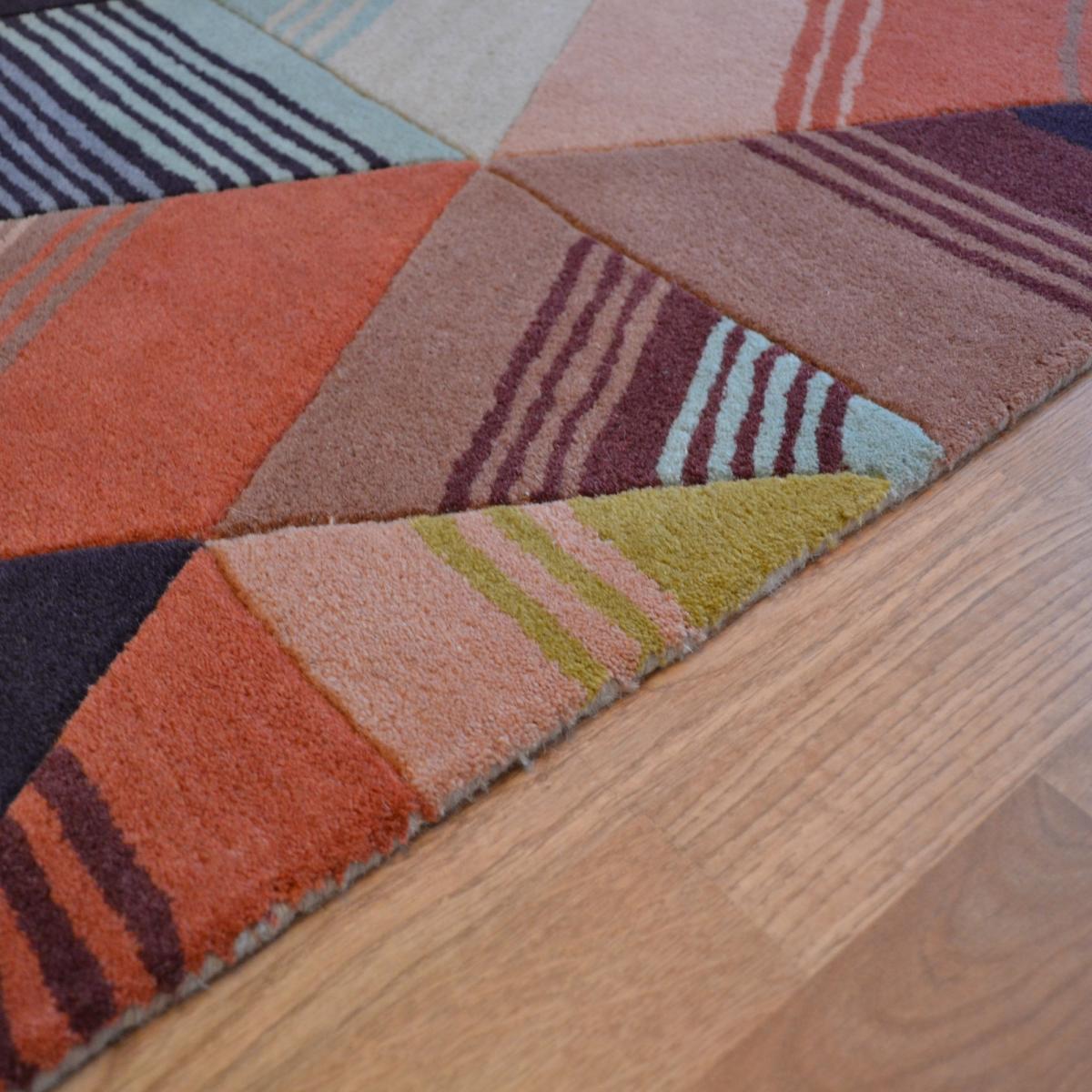 Arccos Geometric Runner Rugs 40205 in Neptune by Harlequin 67x230cm – image 3
