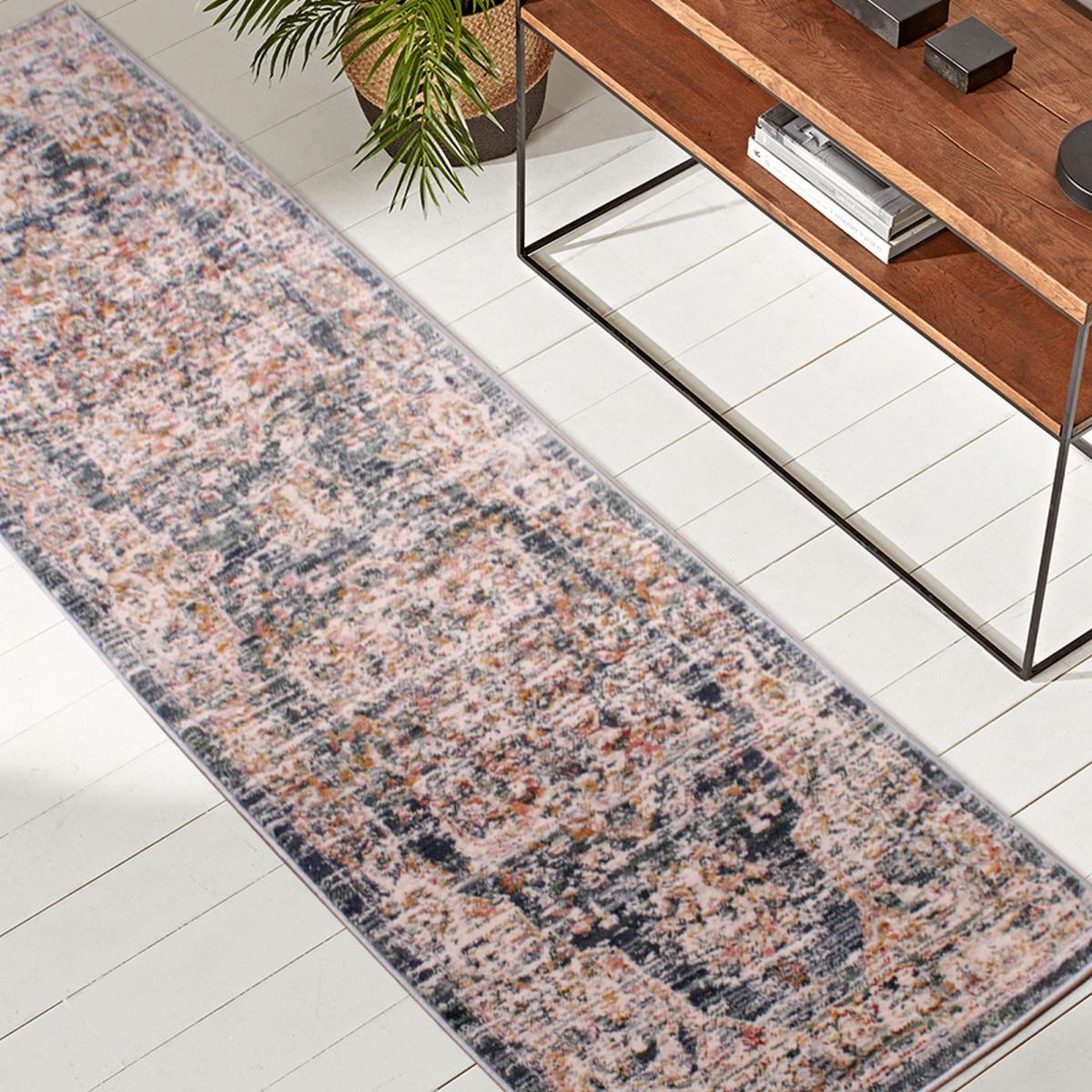 Nova 9207 Traditional Runner Rugs in Blue 66x200cm – image 1